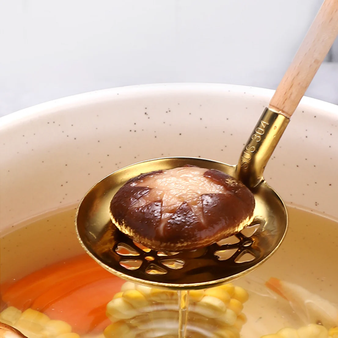 Golden Serving Spoon Set - Image 10