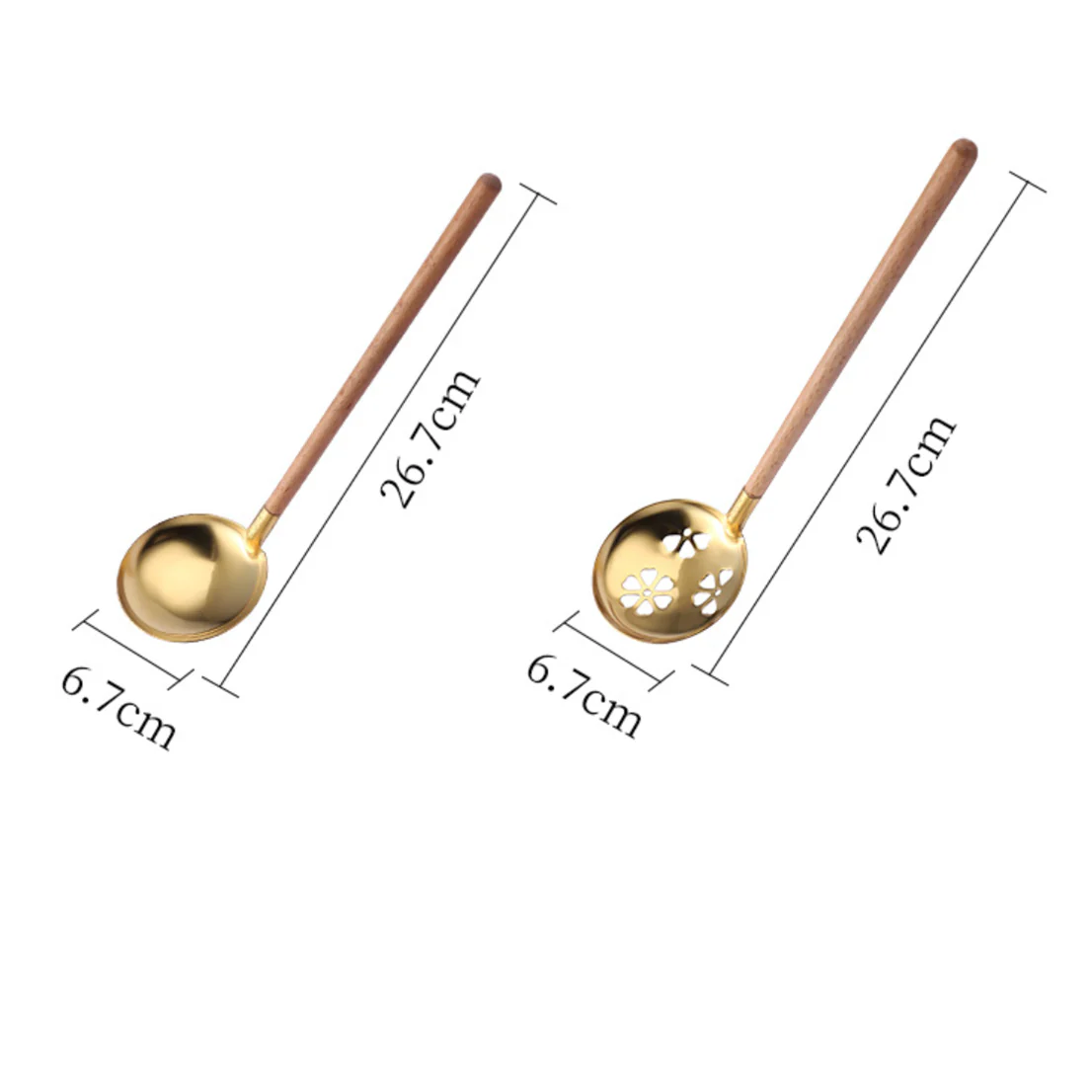 Golden Serving Spoon Set - Image 11
