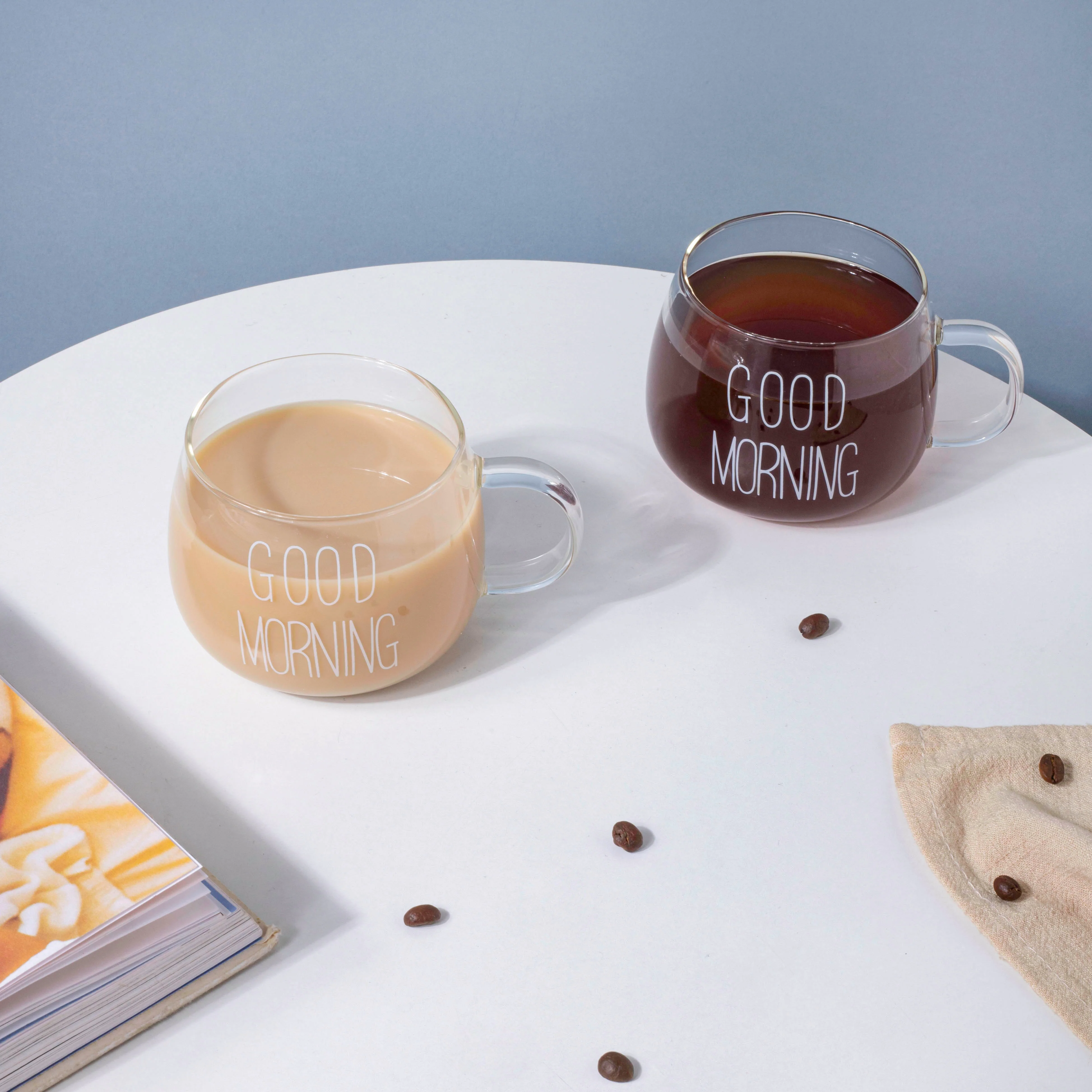 Good Morning Tea Cup Set of 2 White - Image 2