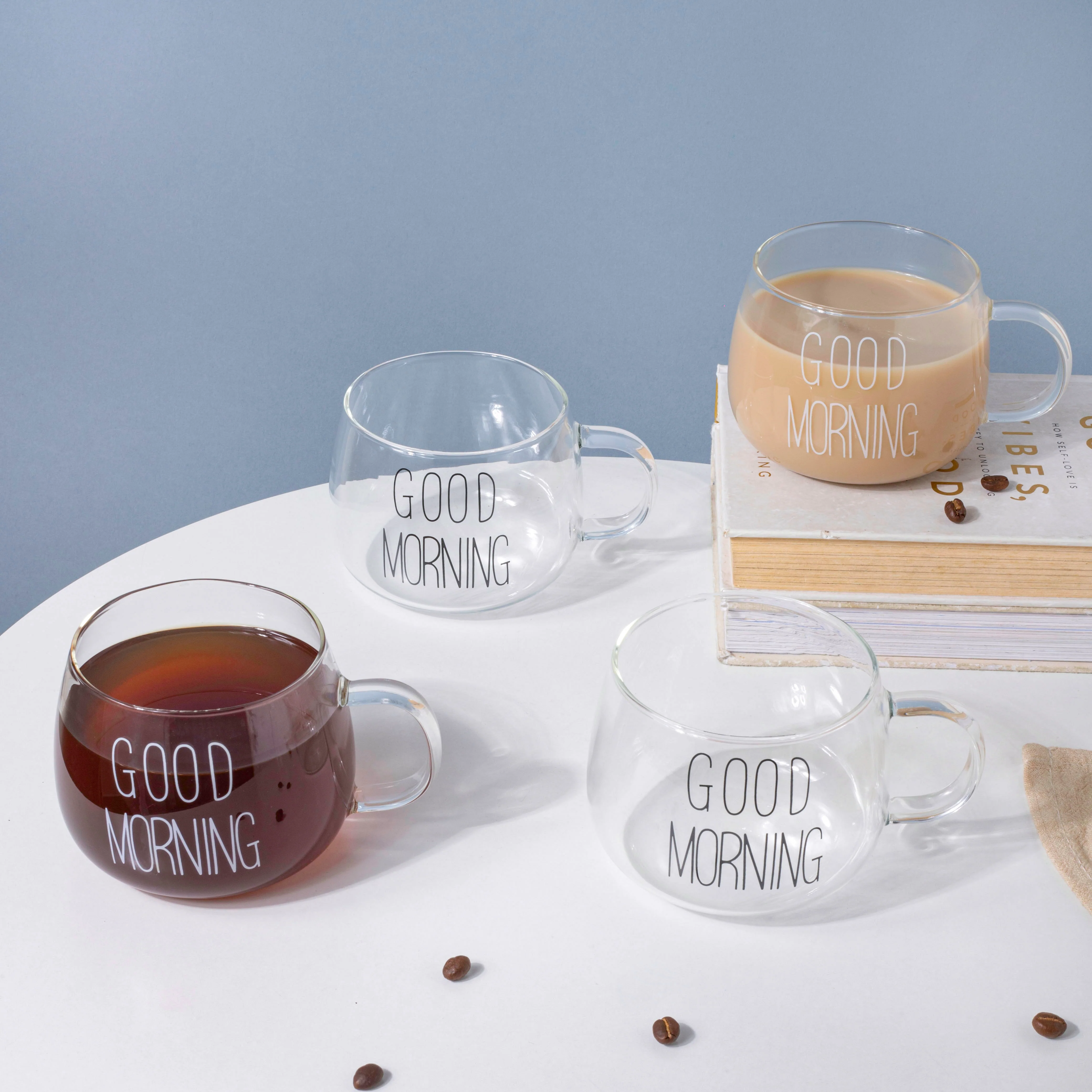Good Morning Tea Cup Set of 2 White - Image 5