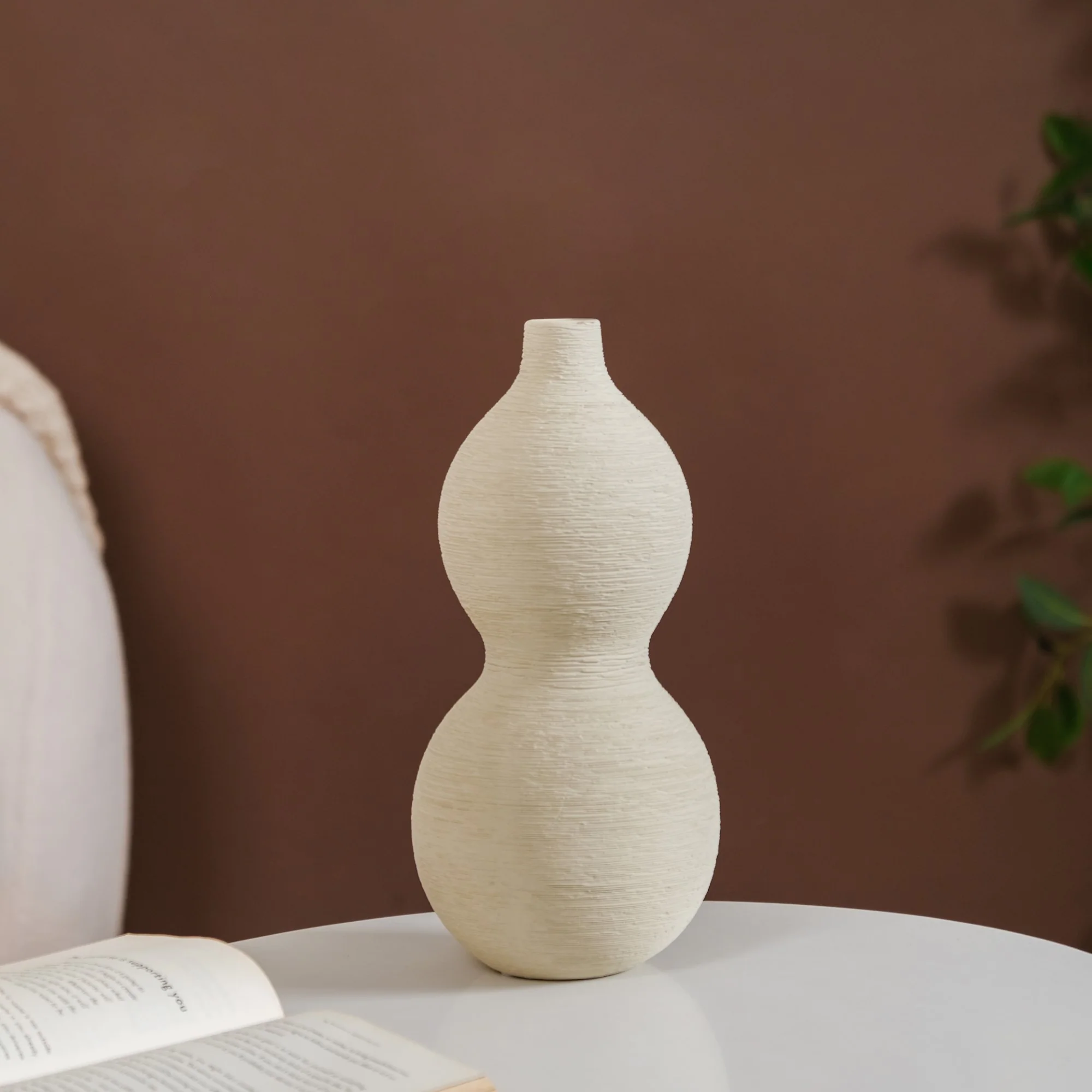 Gourd Matte Finish Flower Vase - Image 2