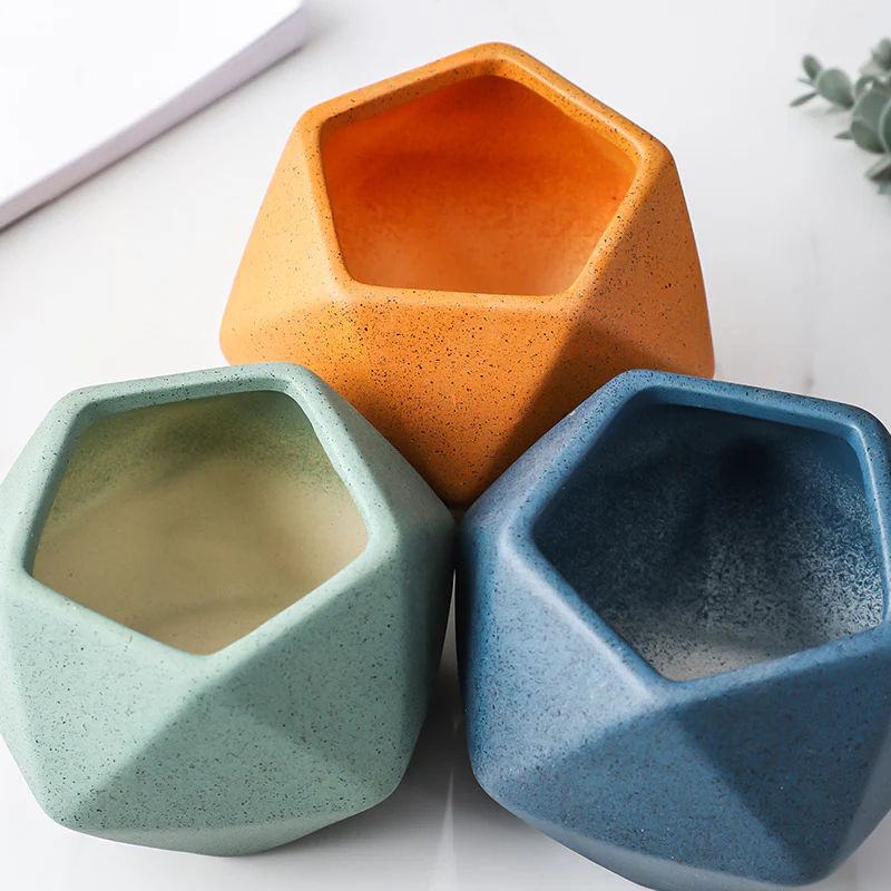 Green Abstract Plant Pot - Image 10