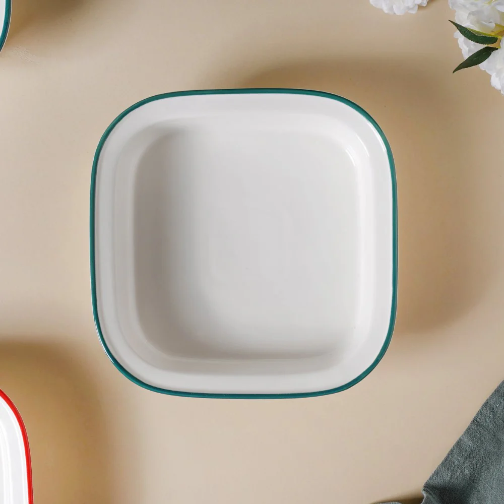 Green Toujours 21 Piece Pasta Snack Set For 6 - Image 7