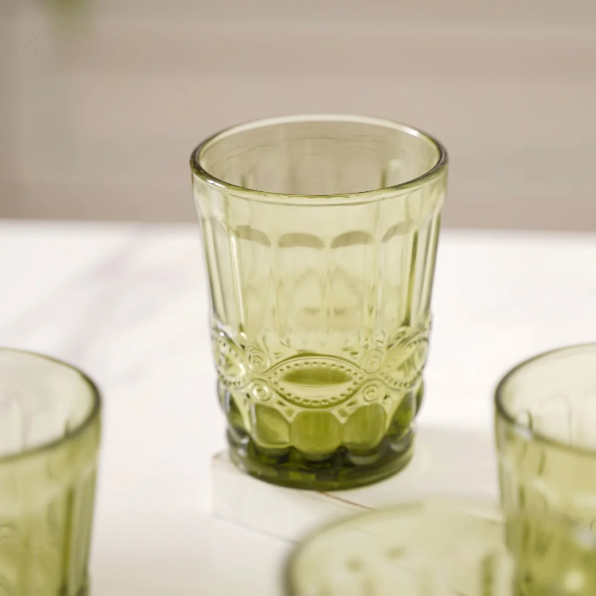 Green Water Cup Set of 4 - Image 5