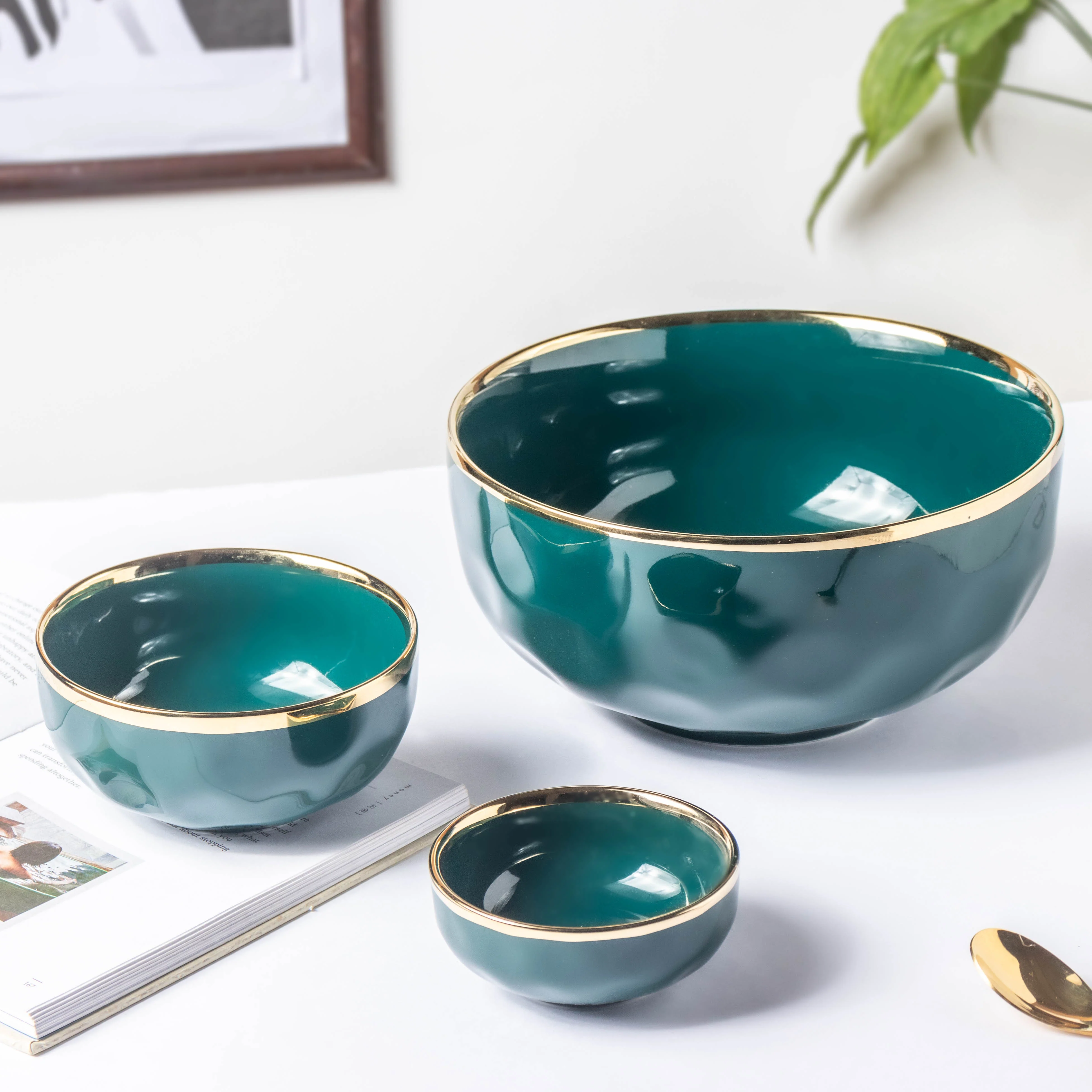 Greenwave Ceramic Soup Bowl - Image 7