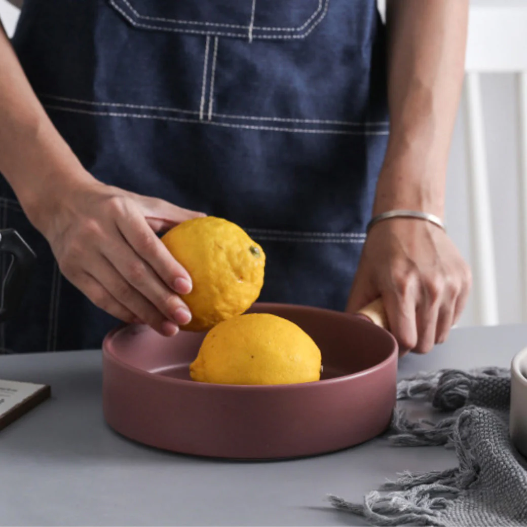 Serving Bowl with Handle - Image 3