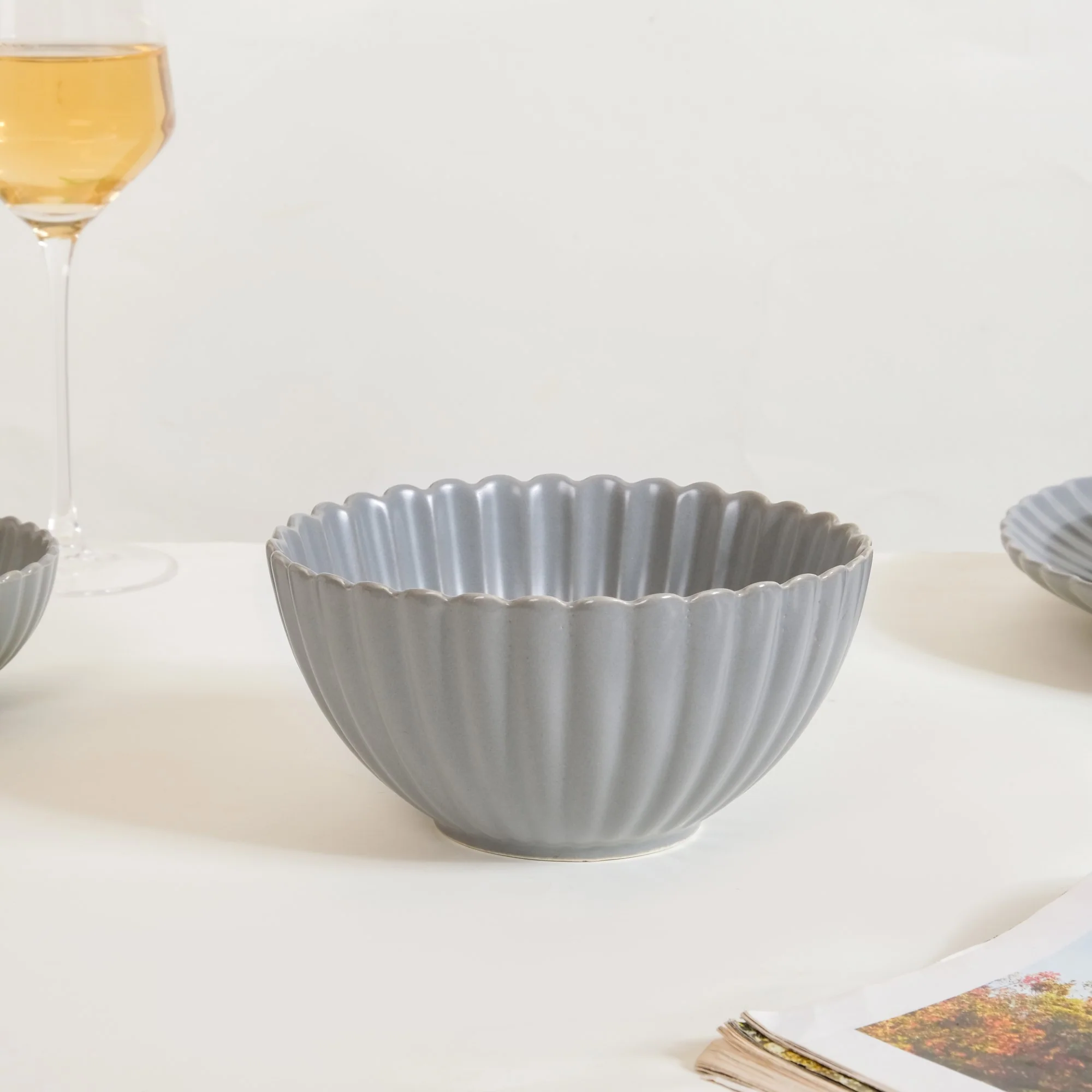 Grey Lavender 22 Piece Daily Dinner Set For 6 - Image 18