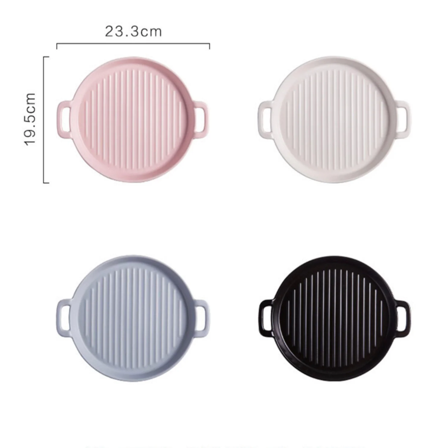 Grey Round Baking Dish - Image 2