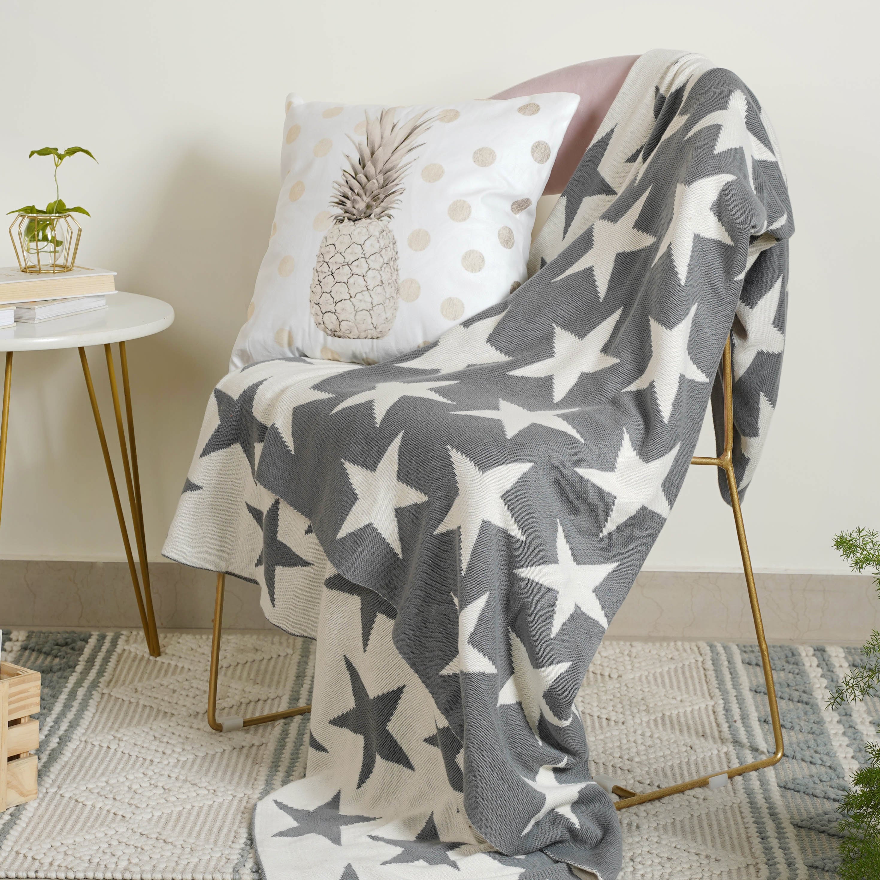 Grey Star Throw - Image 3