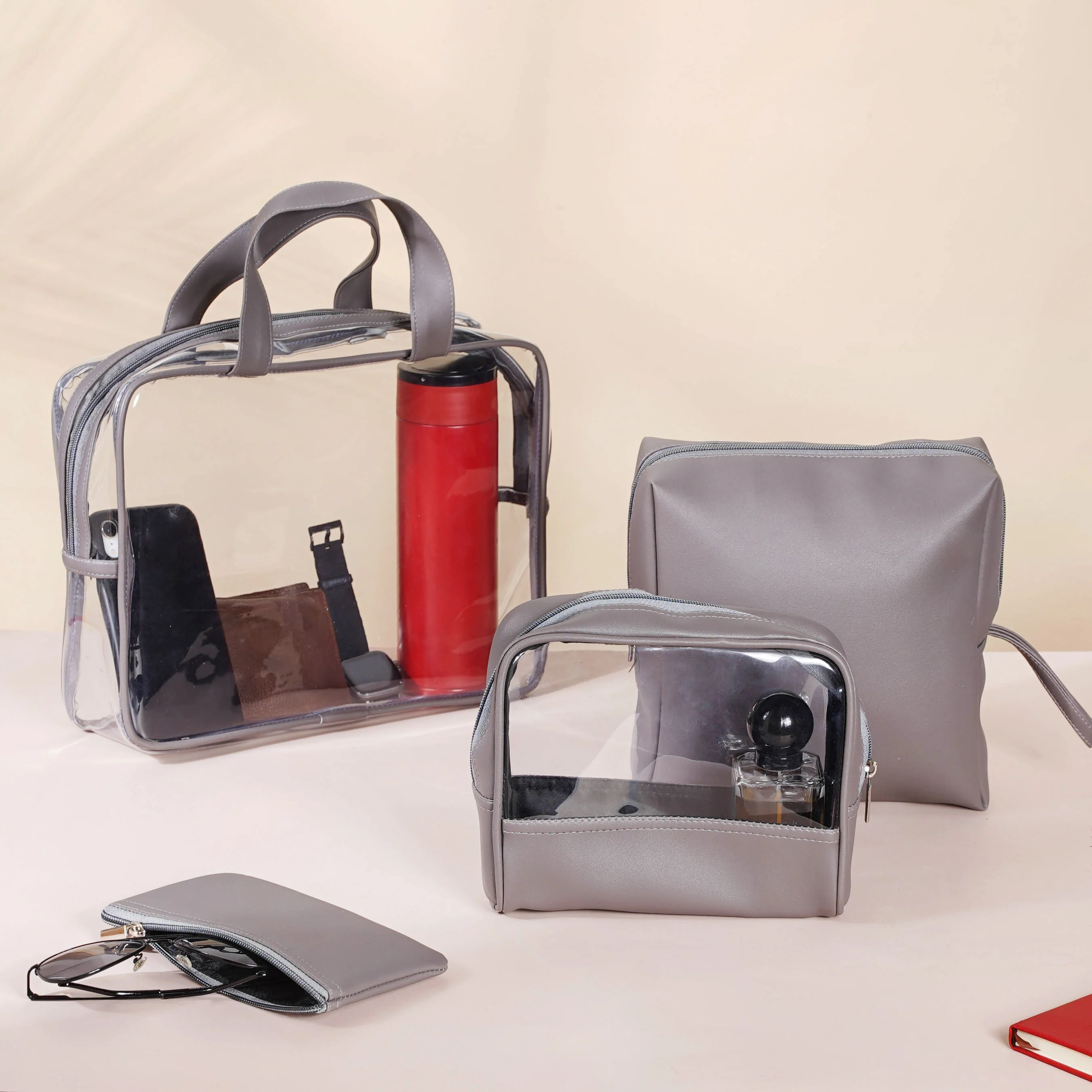 Grey Travel Kit Set of 4 - Image 6