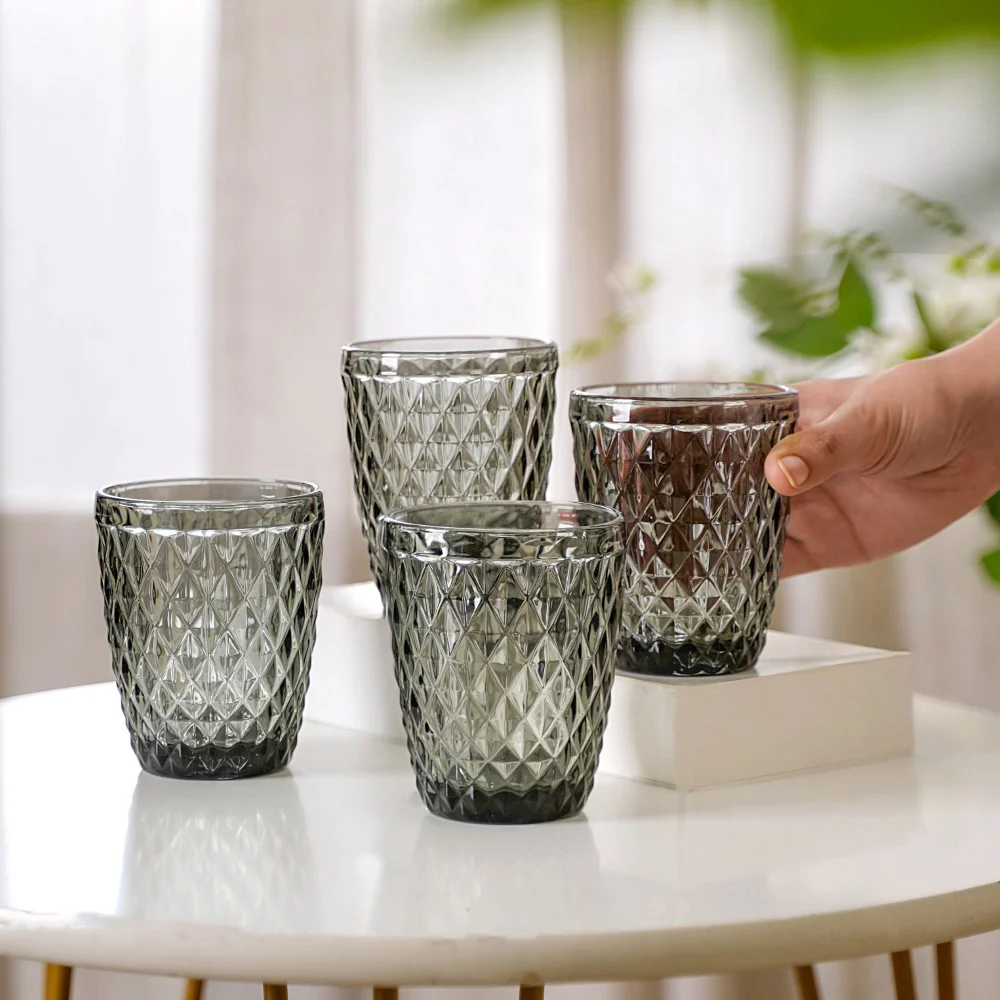 Grey Water Tumbler Set of 4 - Image 3