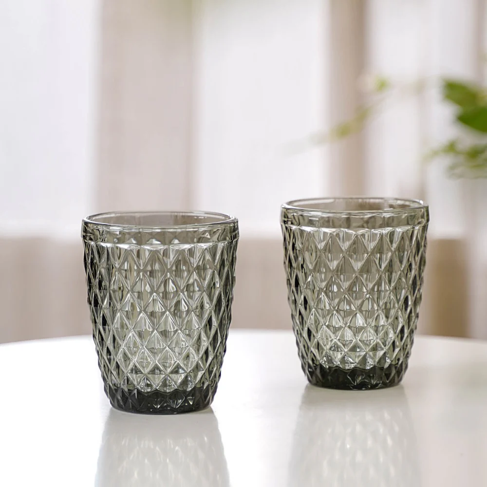 Grey Water Tumbler Set of 4 - Image 4