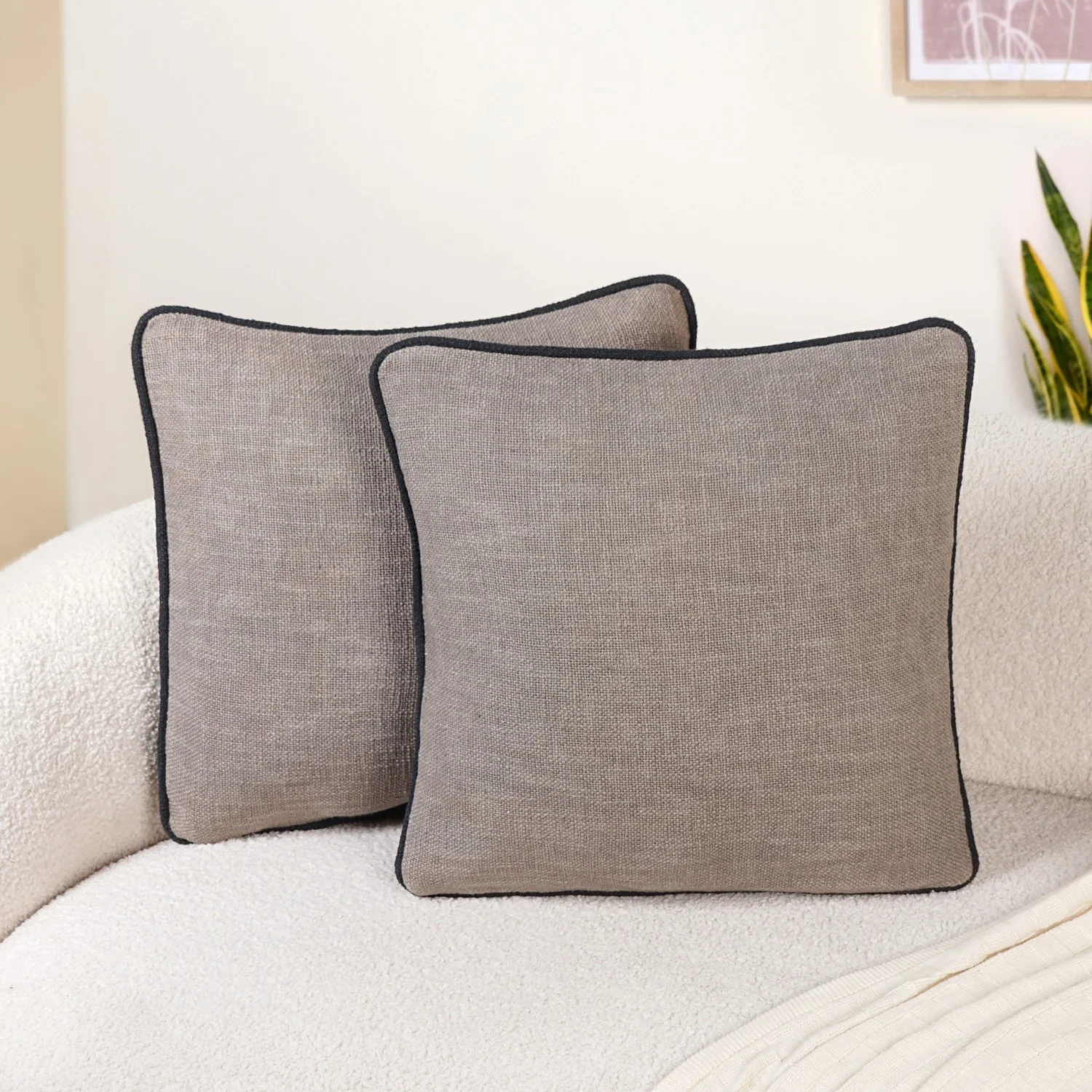 Greyframe Cotton Cushion Covers Set Of 2