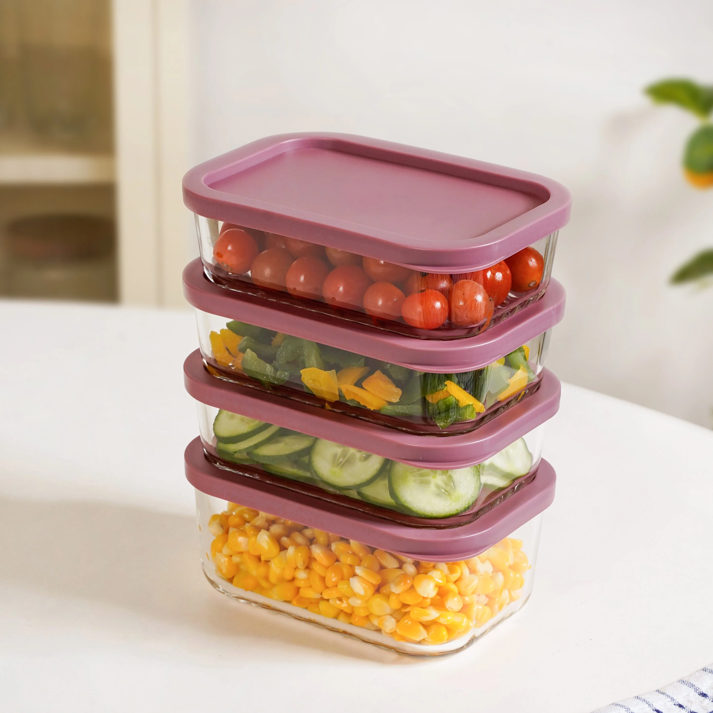 Groovo Food Container Set Of 4 M 520ml L 750ml - Image 9