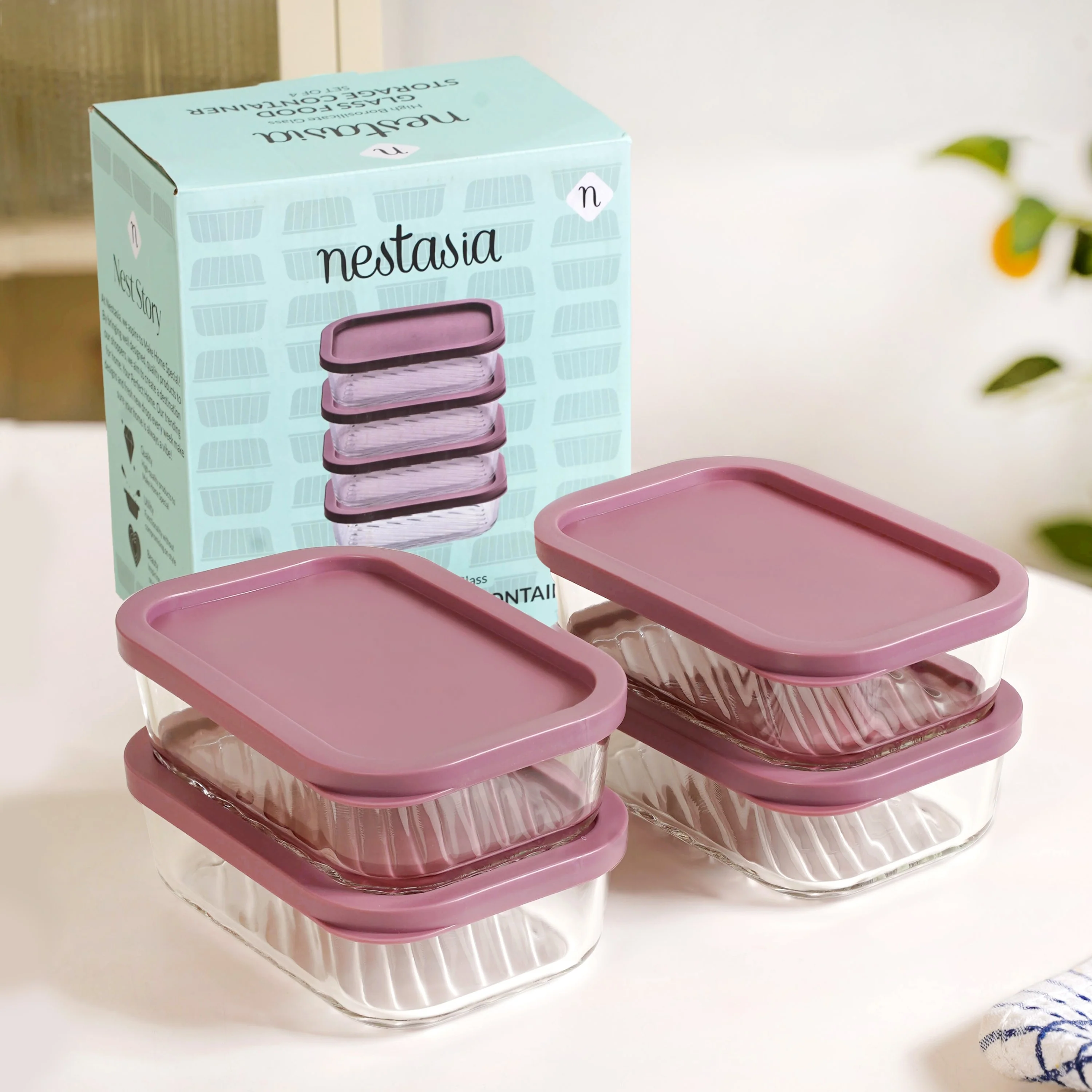 Groovo Food Storage Container Set Of 4 520ml - Image 2