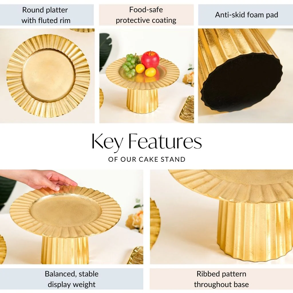 Halo Gold Dessert Riser Short - Image 6