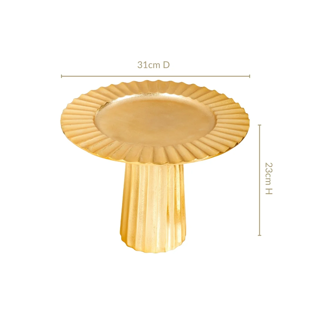 Halo Gold Dessert Riser Tall - Image 5