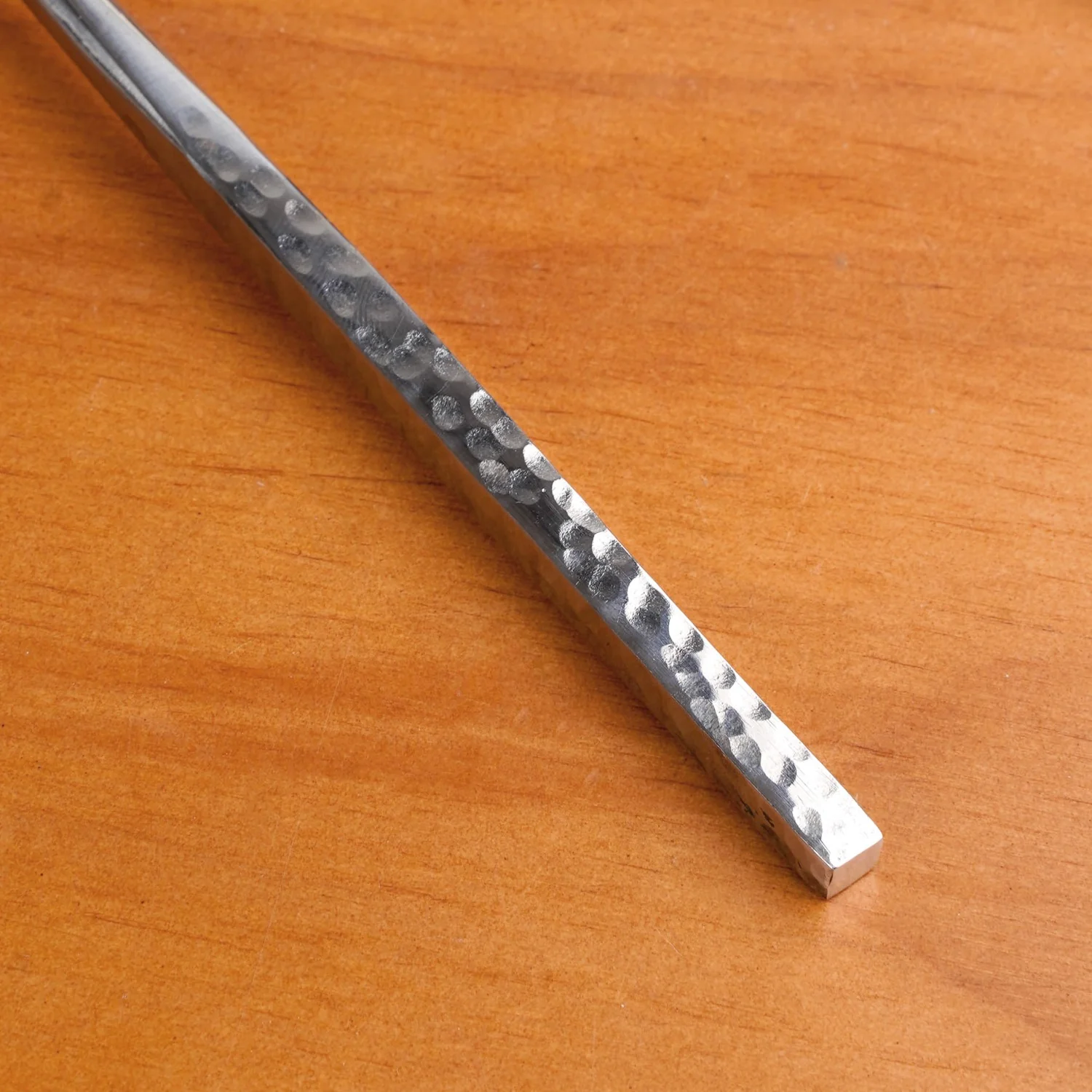 Hammered Stainless Steel Fork Set Of 6 - Image 7