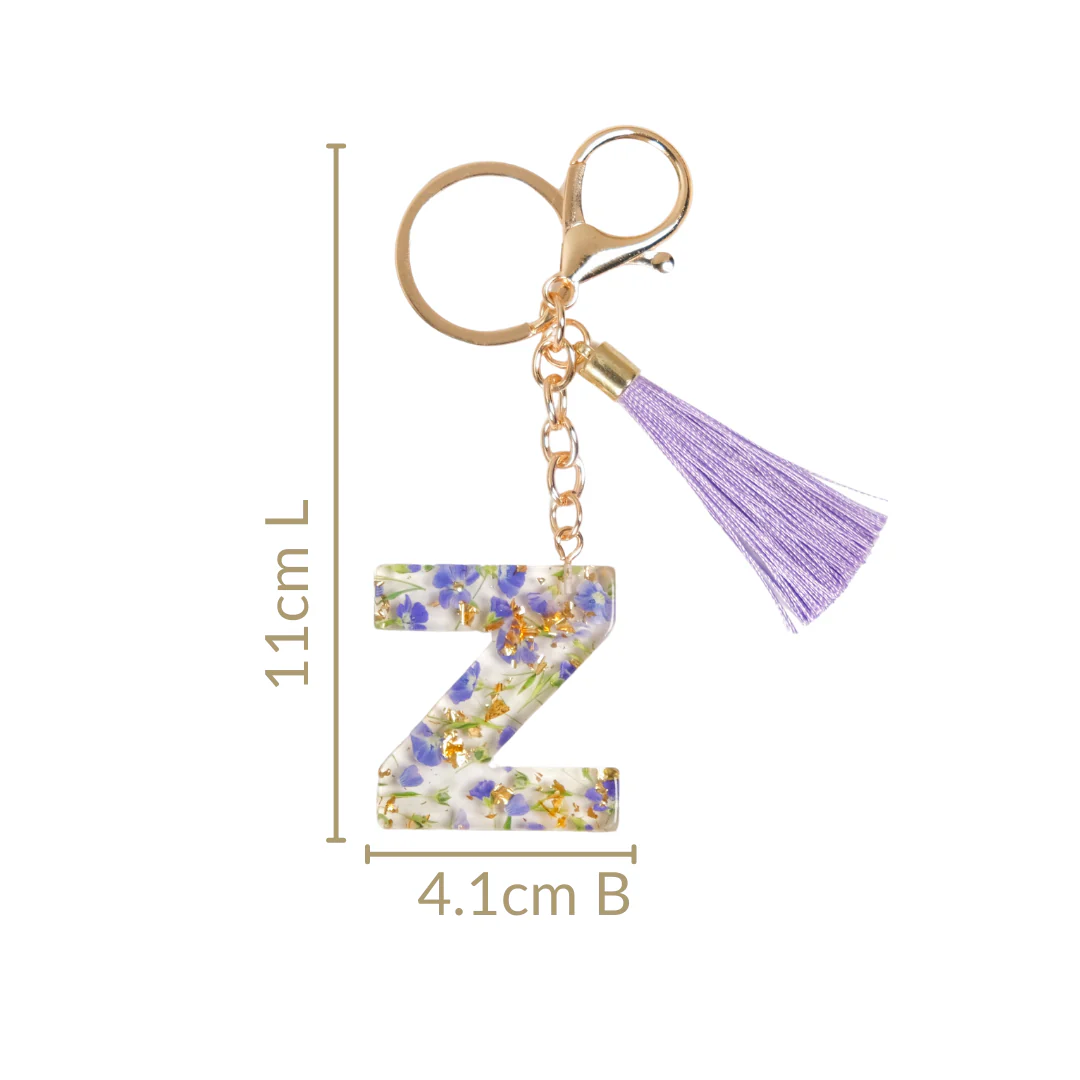 Hana Z Resin Keychain With Gold Flecks - Image 4