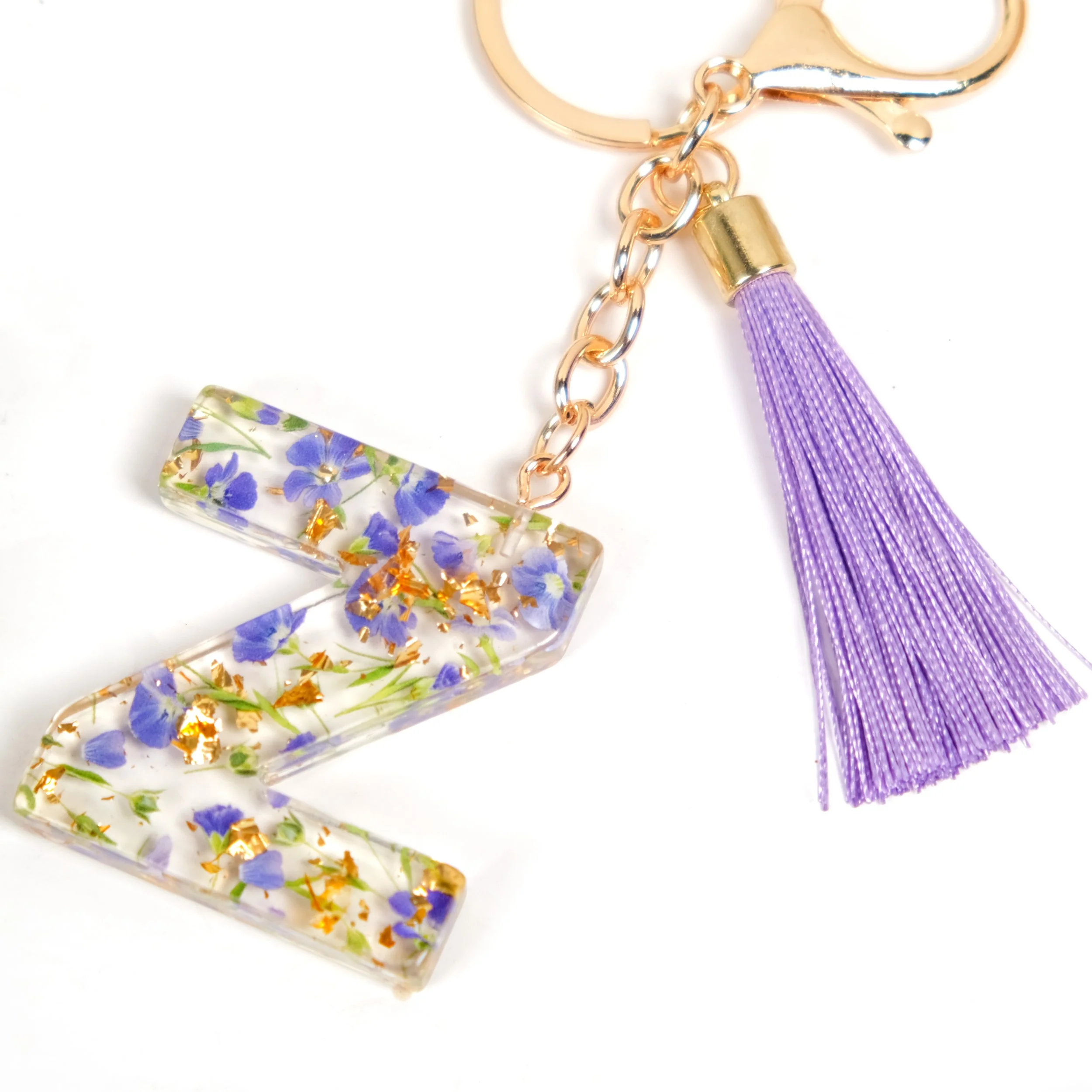 Hana Z Resin Keychain With Gold Flecks - Image 7
