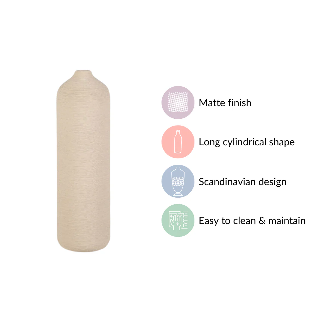 Handcrafted Tall Vase For Room Decor - Image 4