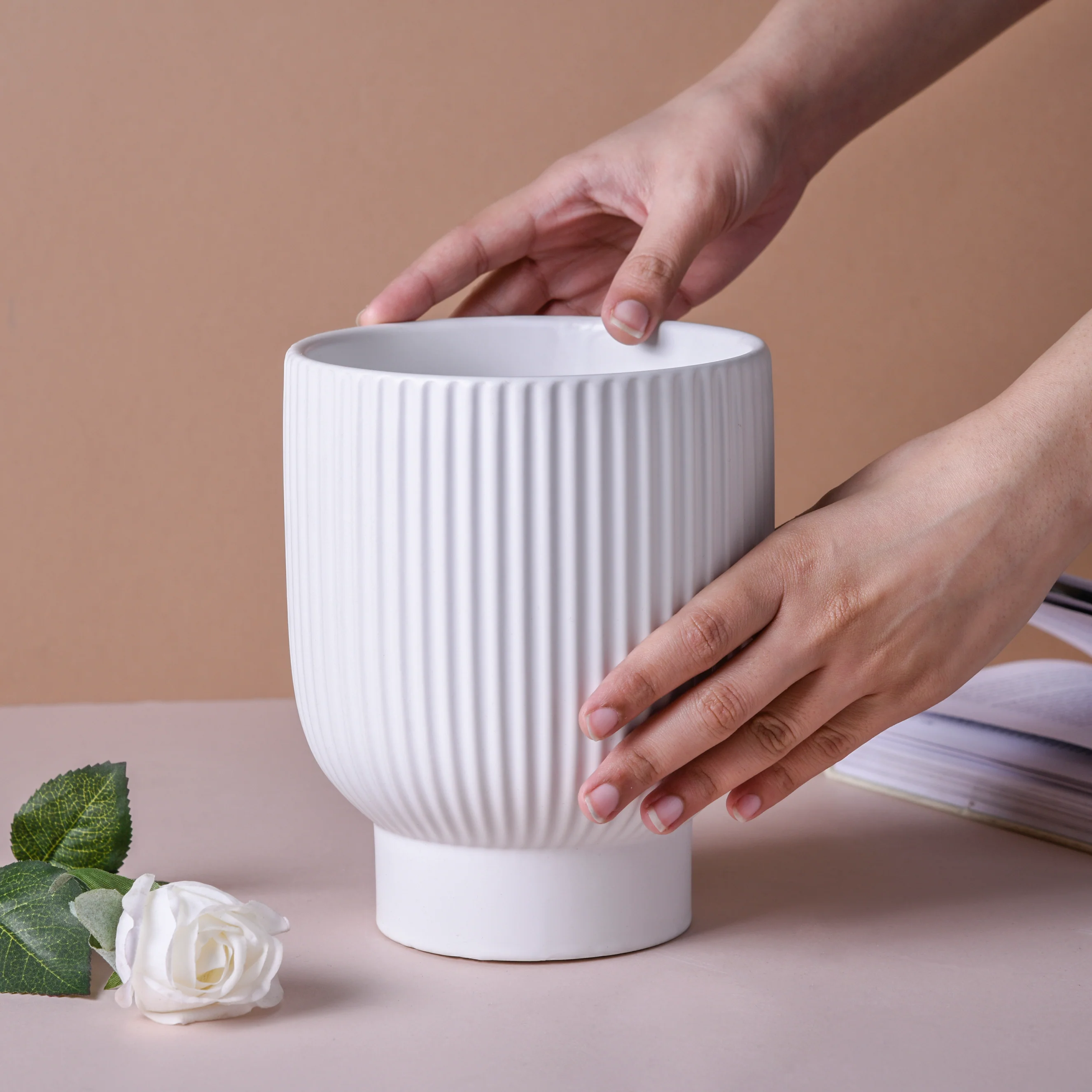 Handmade Ceramic Plant Pot - Image 8