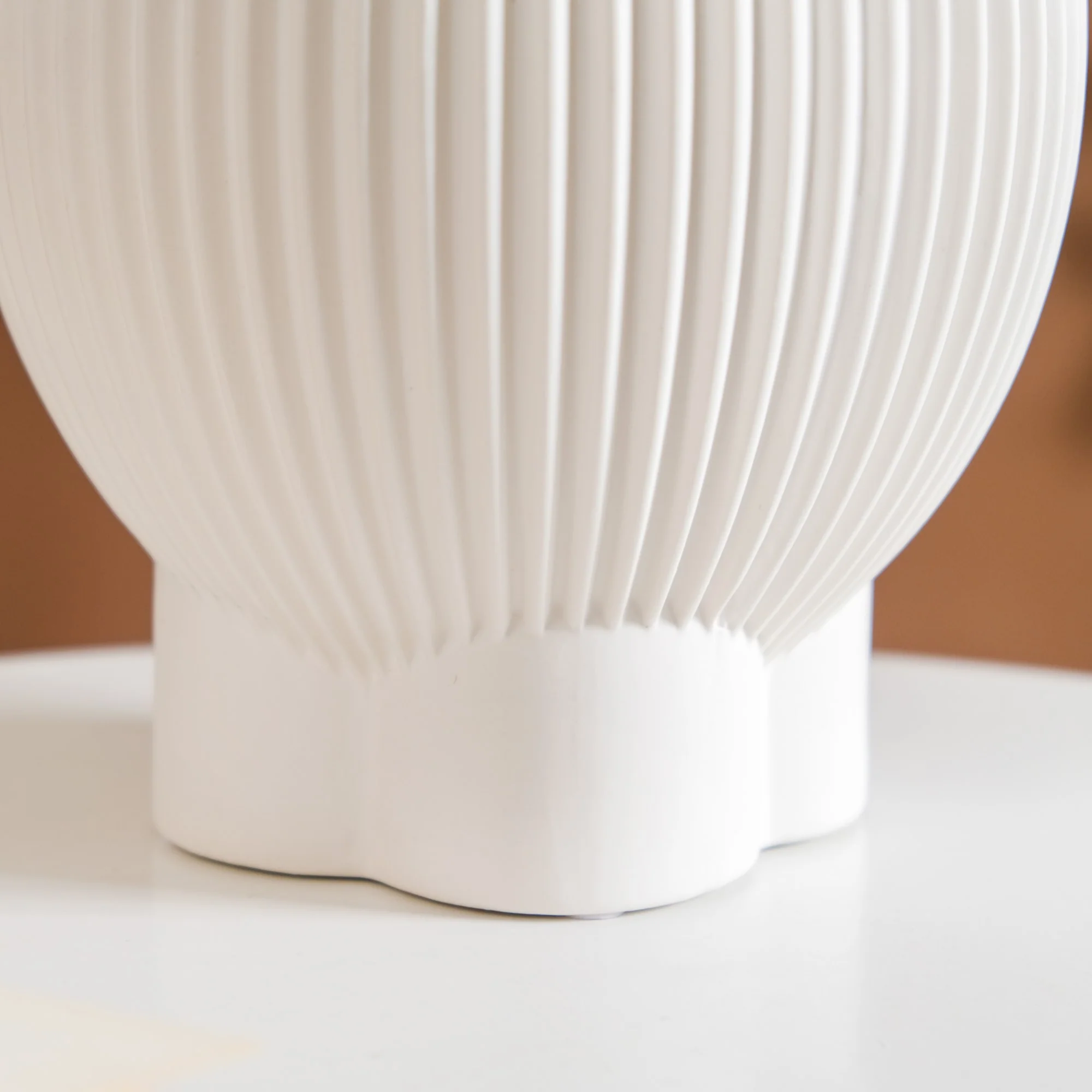 Handmade Fluted Decorative Ceramic Vase - Image 13