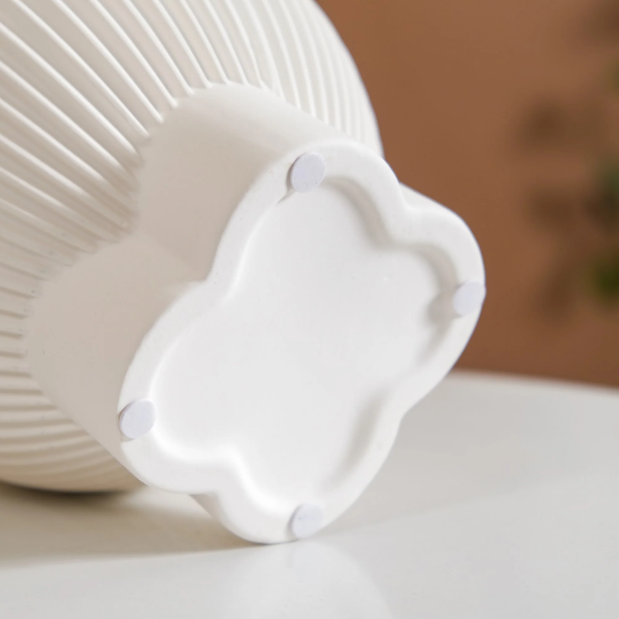 Handmade Fluted Decorative Ceramic Vase - Image 14