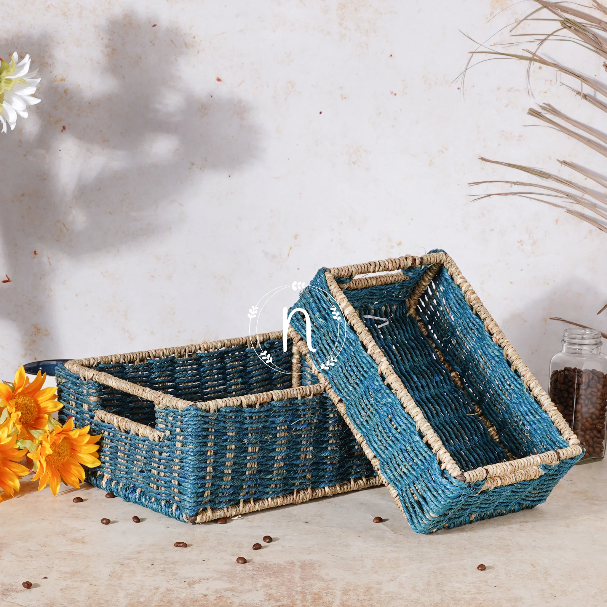 Handwoven Baskets Set - Image 11