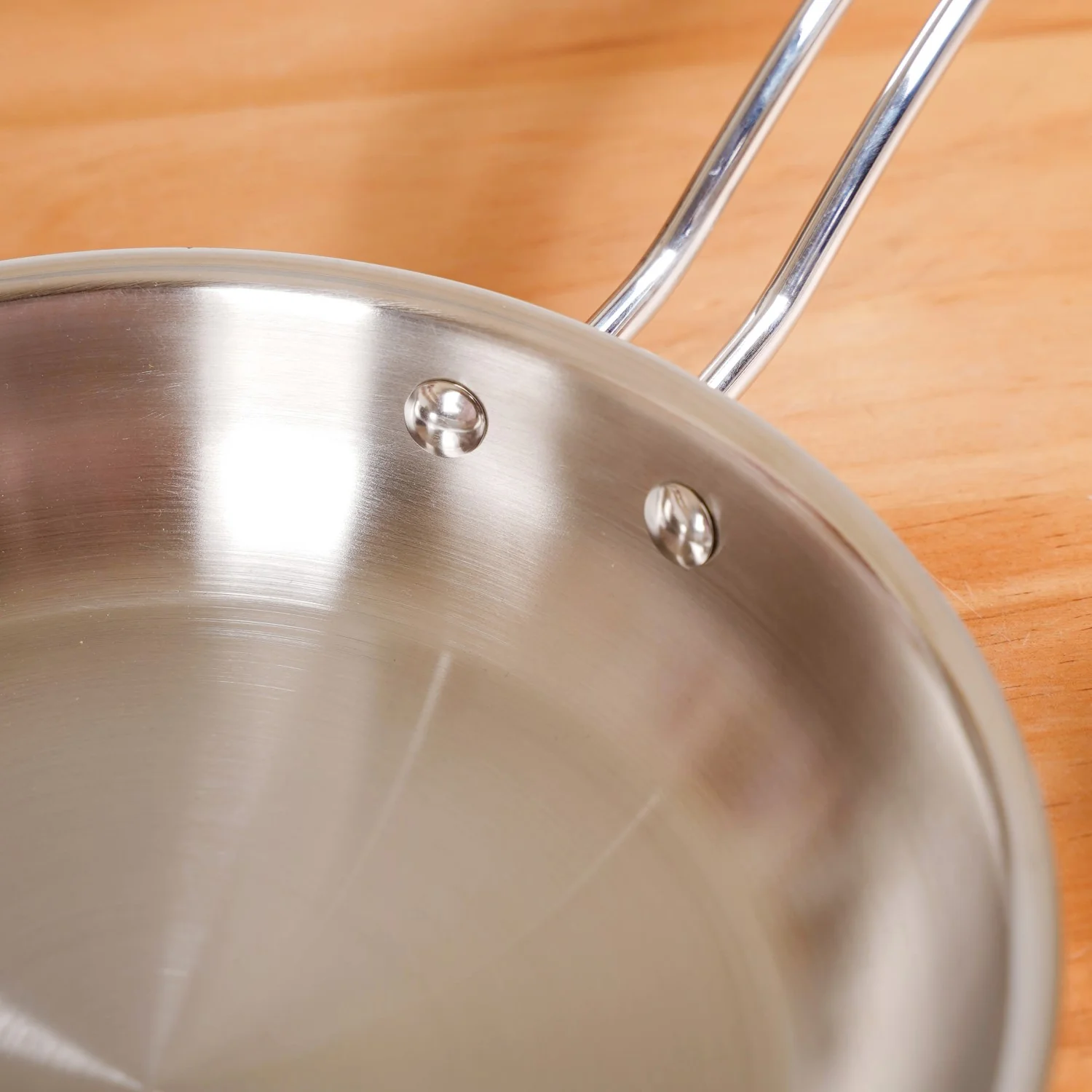 Handy Tri Ply Stainless Steel Fry Pan 1000ml - Image 8