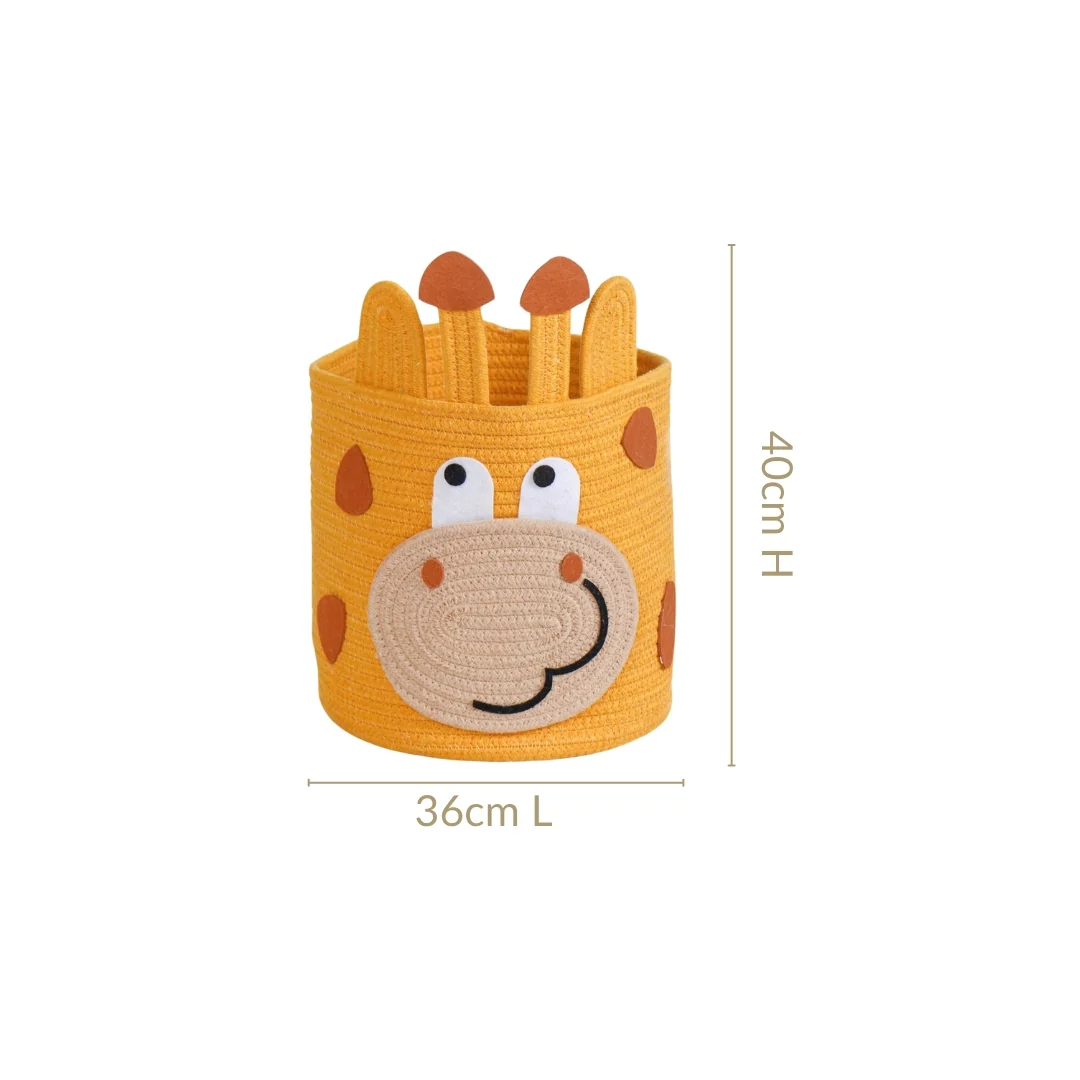 Happy Giraffe Organiser Basket For Kids Room 40cm - Image 3