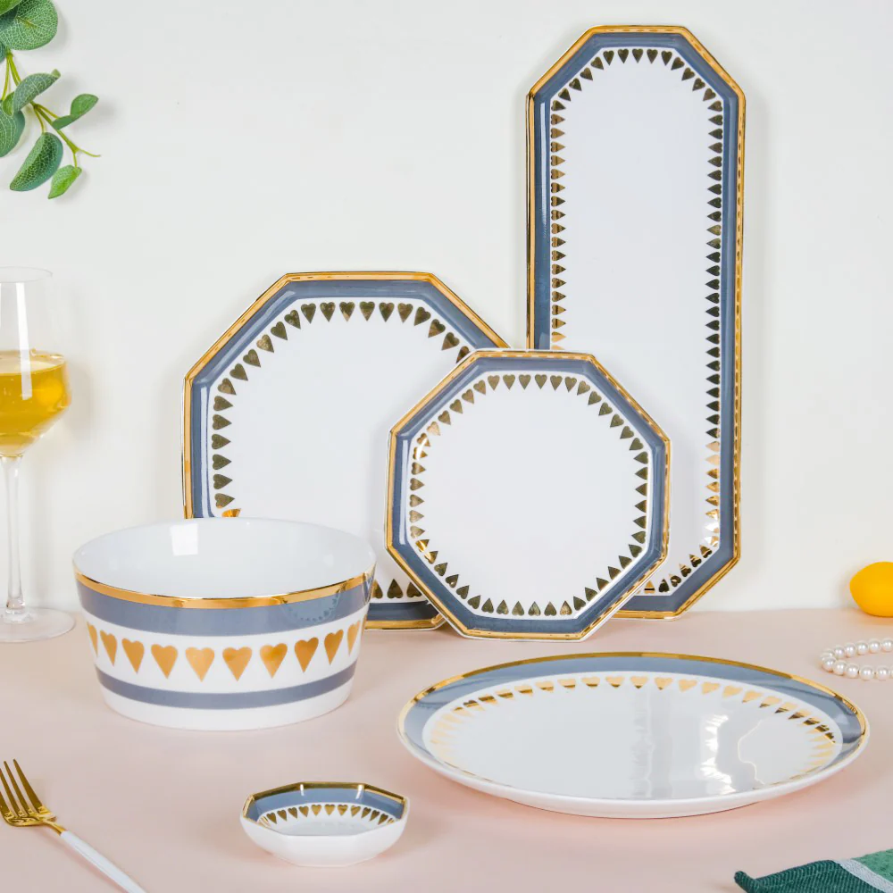 Heart 22 Piece Dinner Set For 6 - Image 2