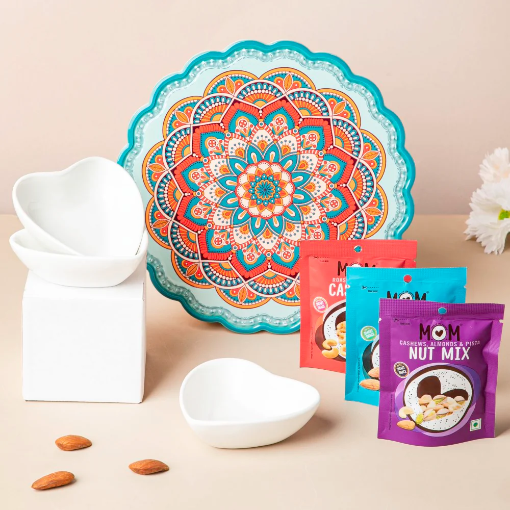 Heart Bowls With Platter Festive Hamper Set Of 7