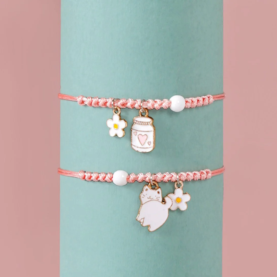 Heart In A Jar Kawaii Bracelet For Kids Set Of 2 - Image 2