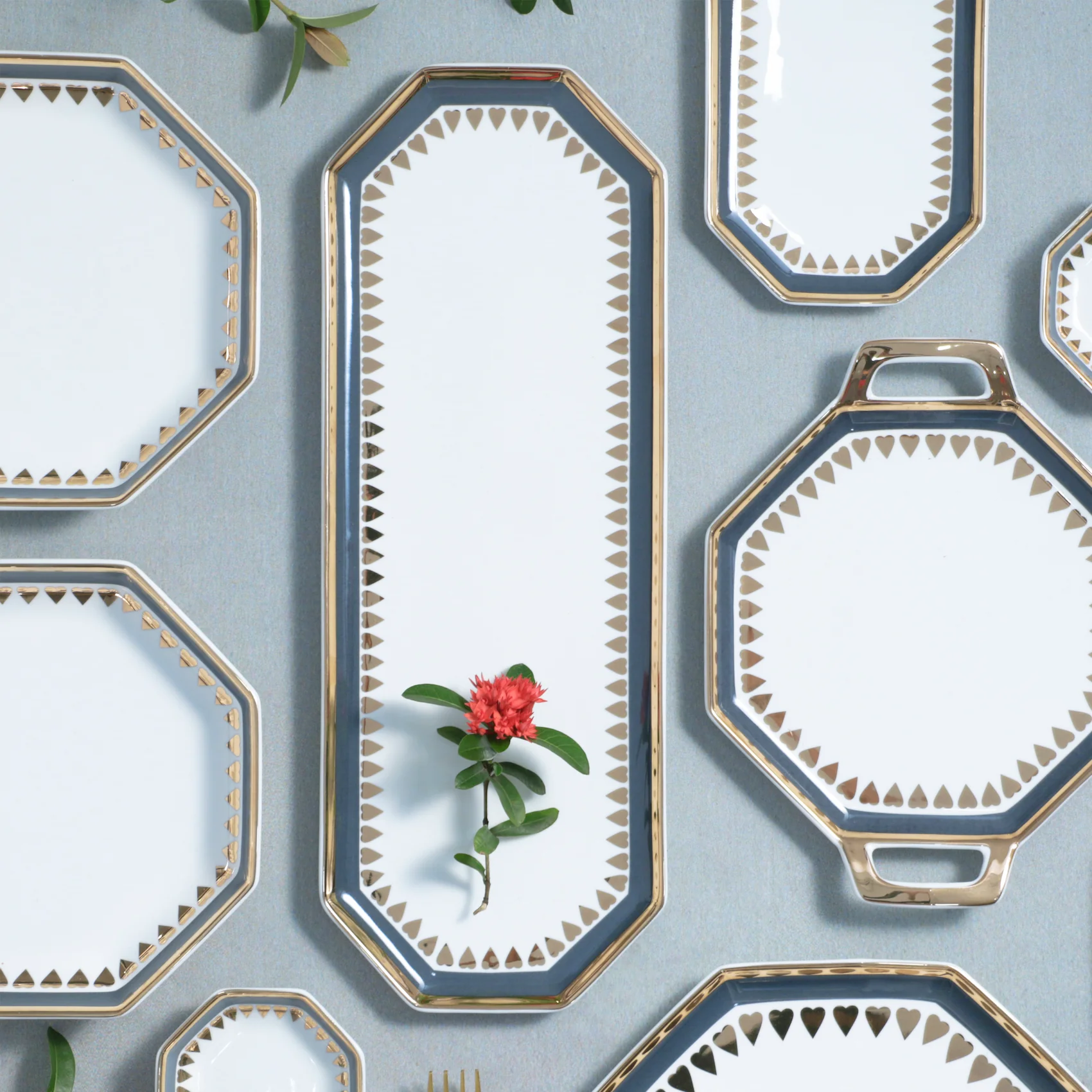 Heart Long Plate