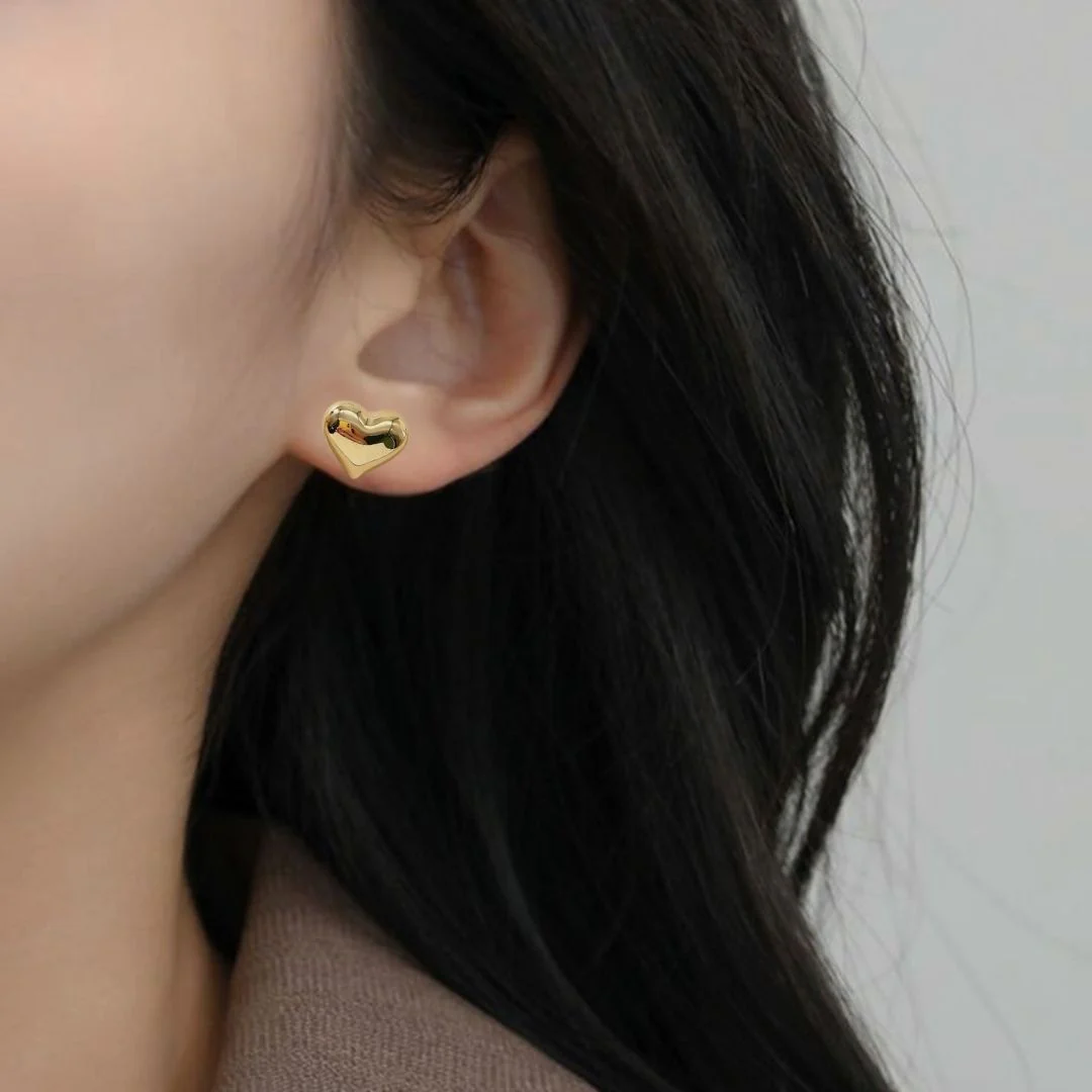 Heart Of Gold Studs - Image 5