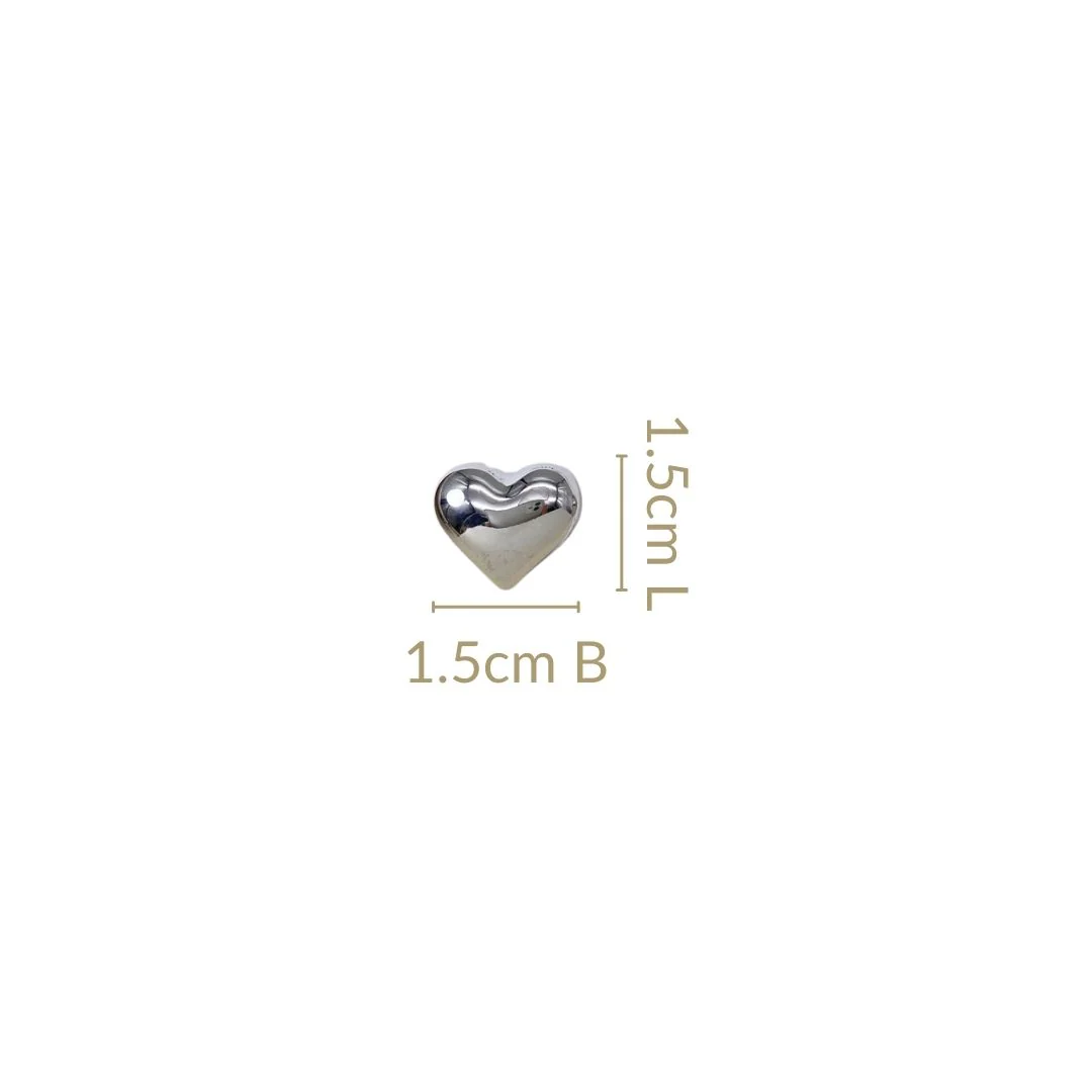 Heart Of Silver Studs - Image 3