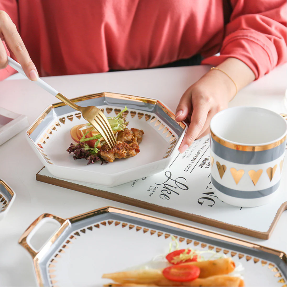 Heart Pasta Plate - Image 10