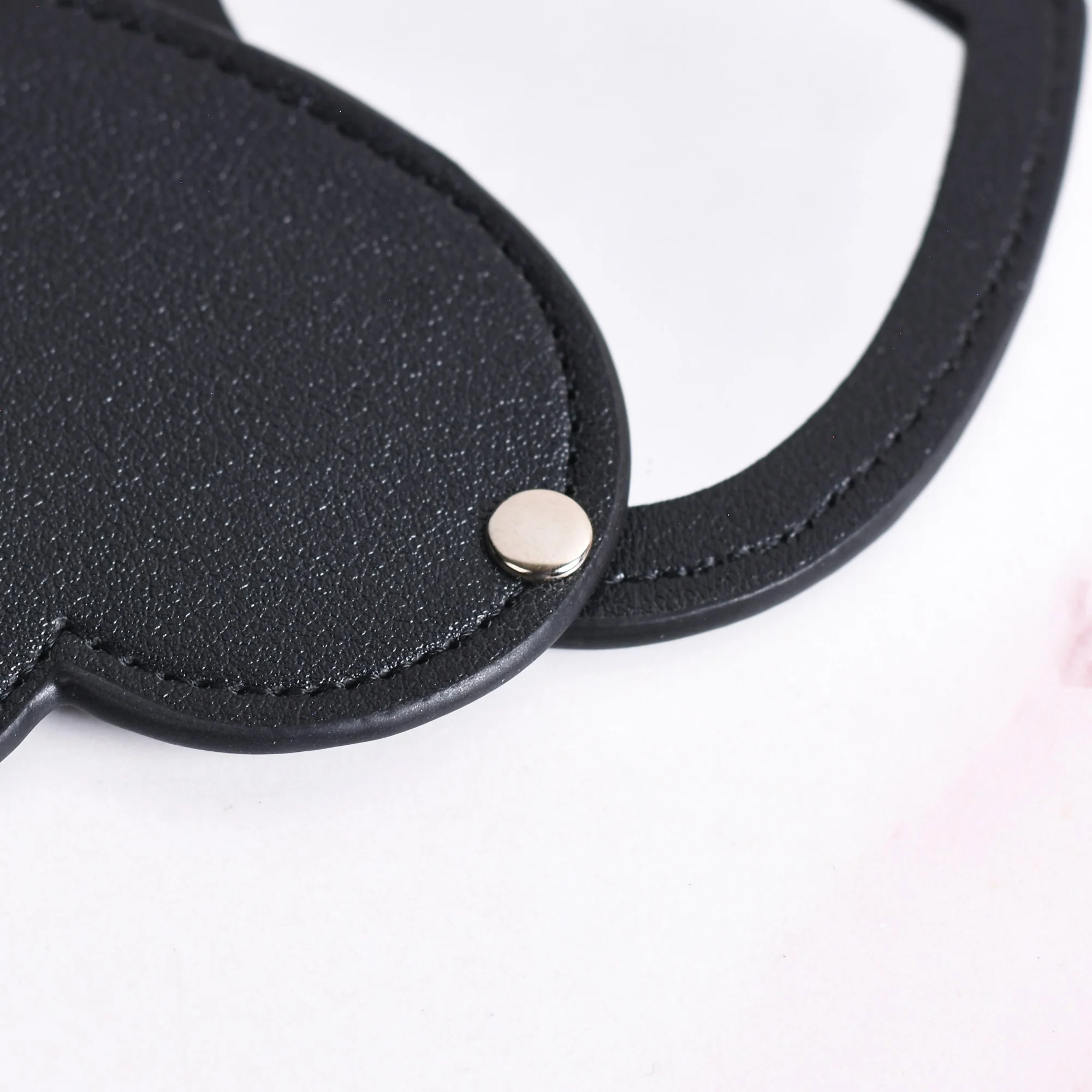 Heart Shaped Foldable Pocket Mirror Black - Image 6