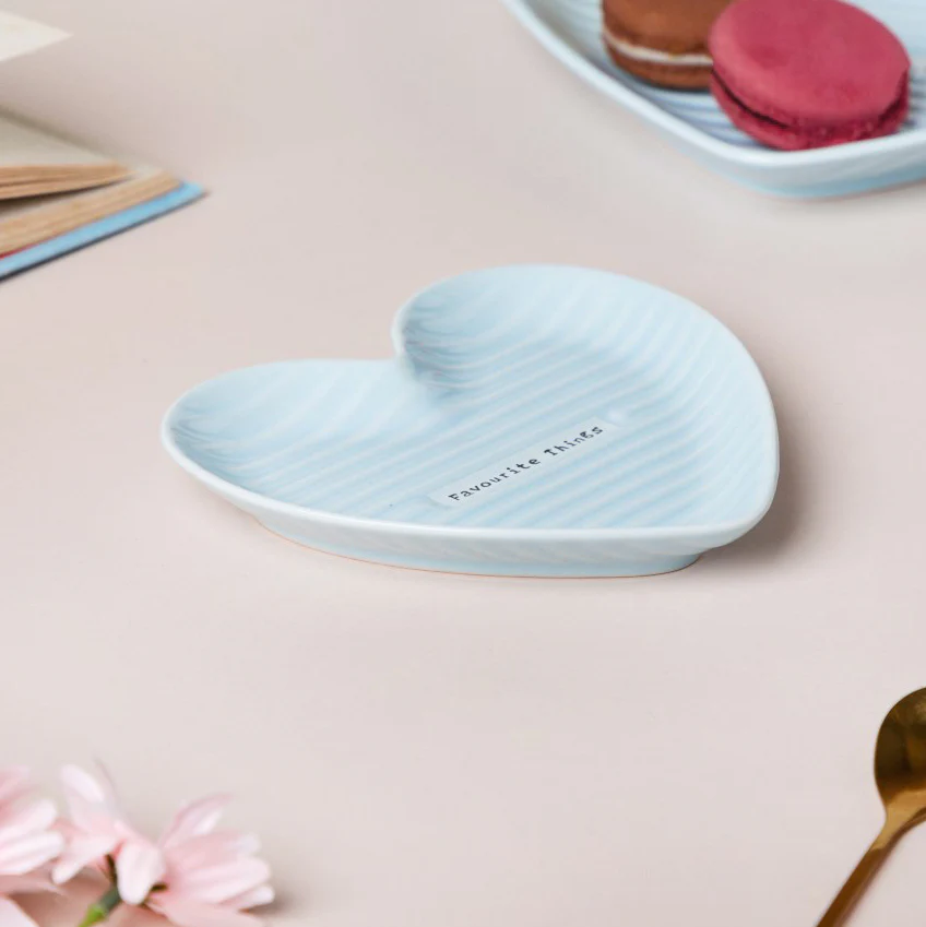 Heart Starter Plate Small Blue - Image 5