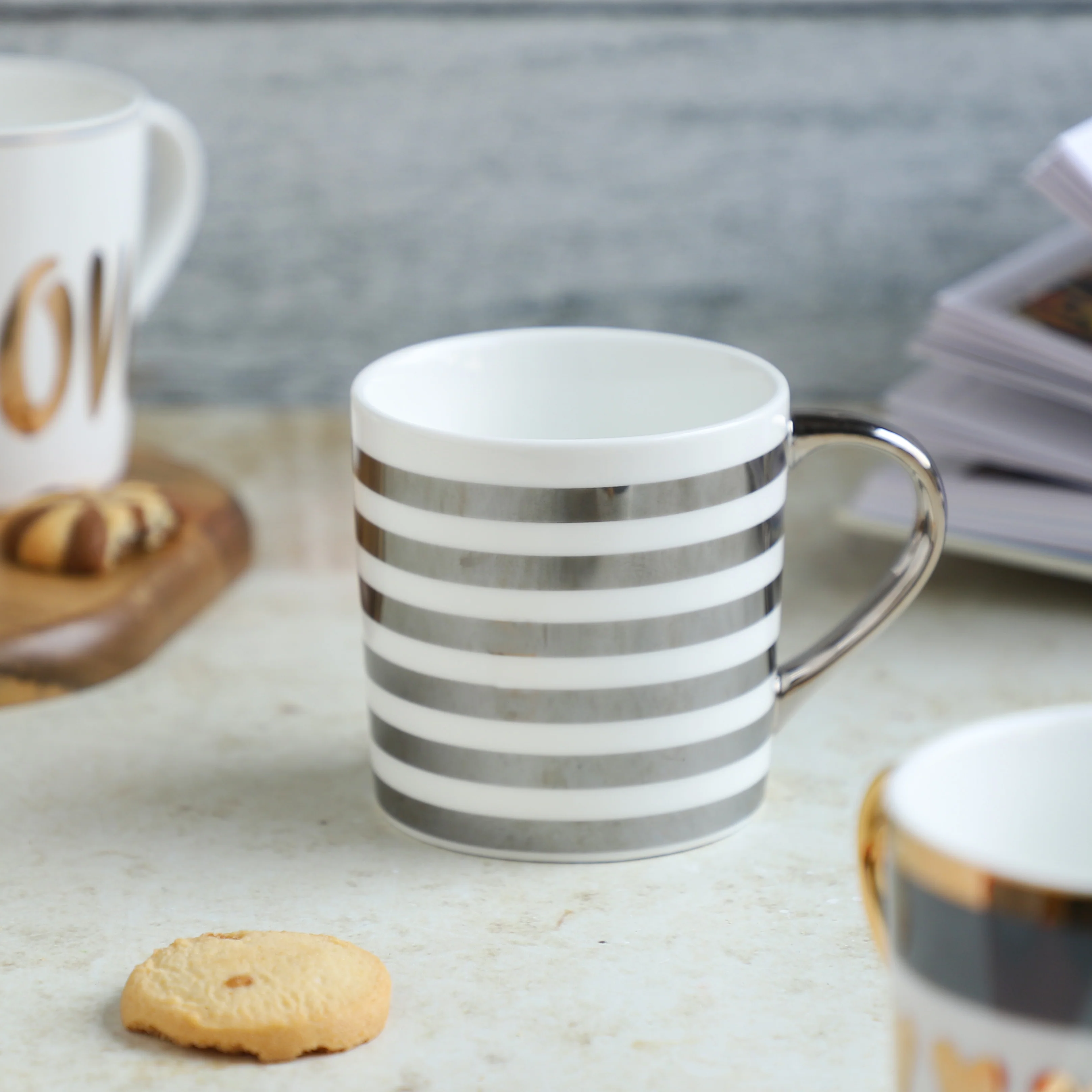 White Coffee Cup - Image 3