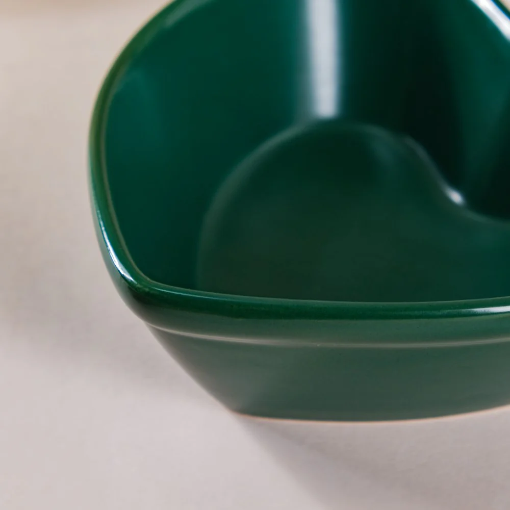 Hearty Ceramic Bakeware Small Green 6 Inch - Image 5
