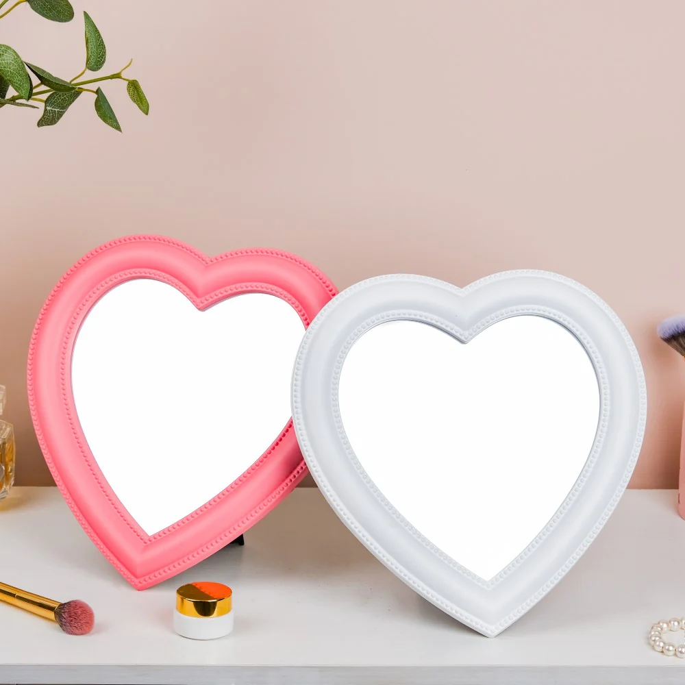 Hearty Desk Mirror Pink Large - Image 12