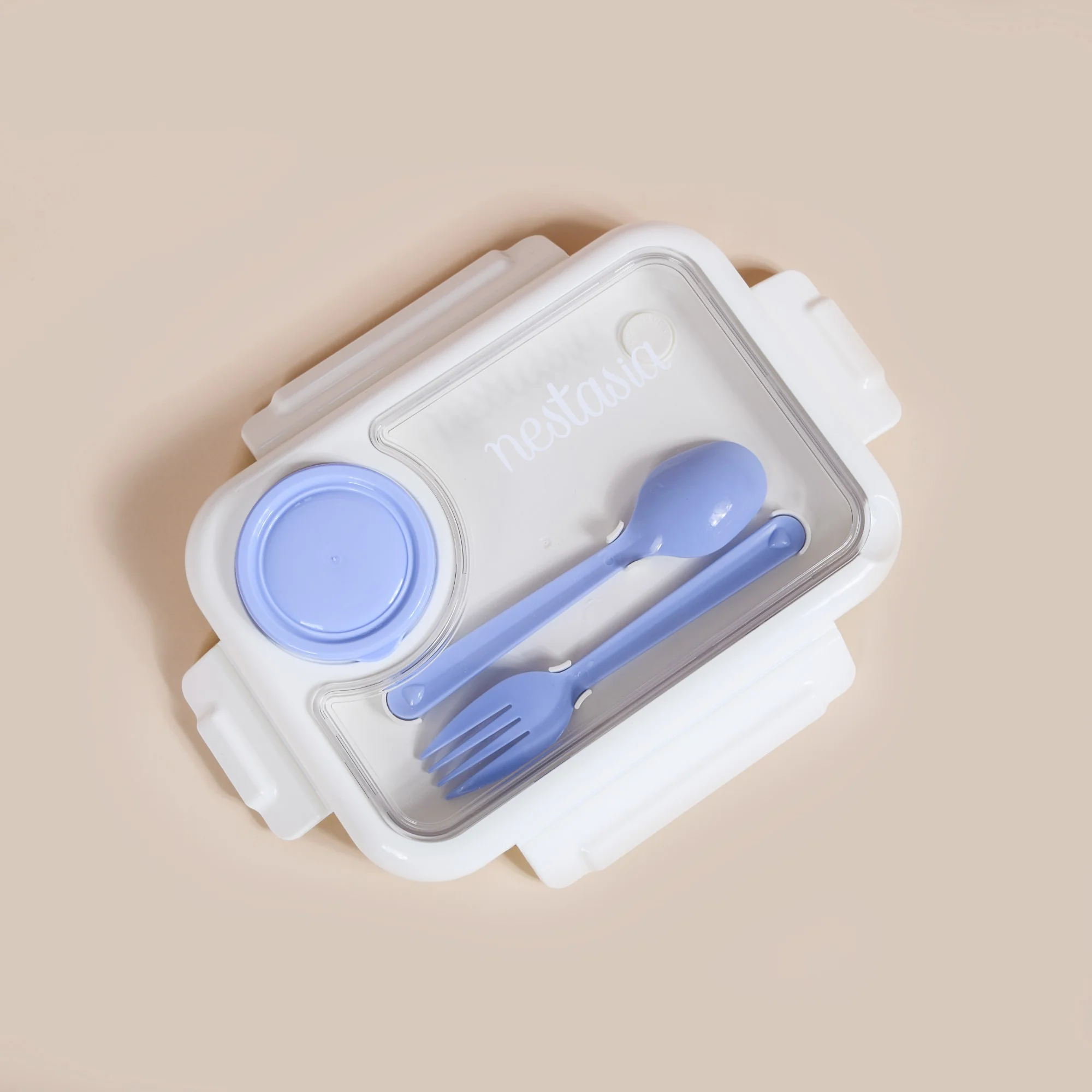Lunch Box For Kids With 3 Individual Sections Pink 750ml - Image 9