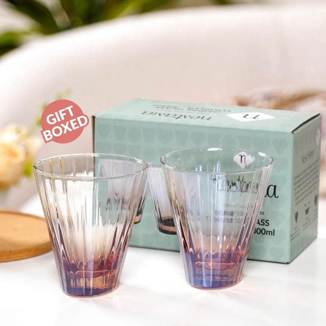 Helios Ombre Glass Tumbler Set Of 2 300ml - Image 7