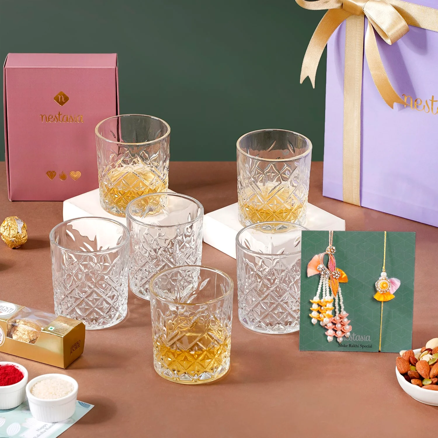 Here's To Good Times Rakhi Lumba Gift Hamper