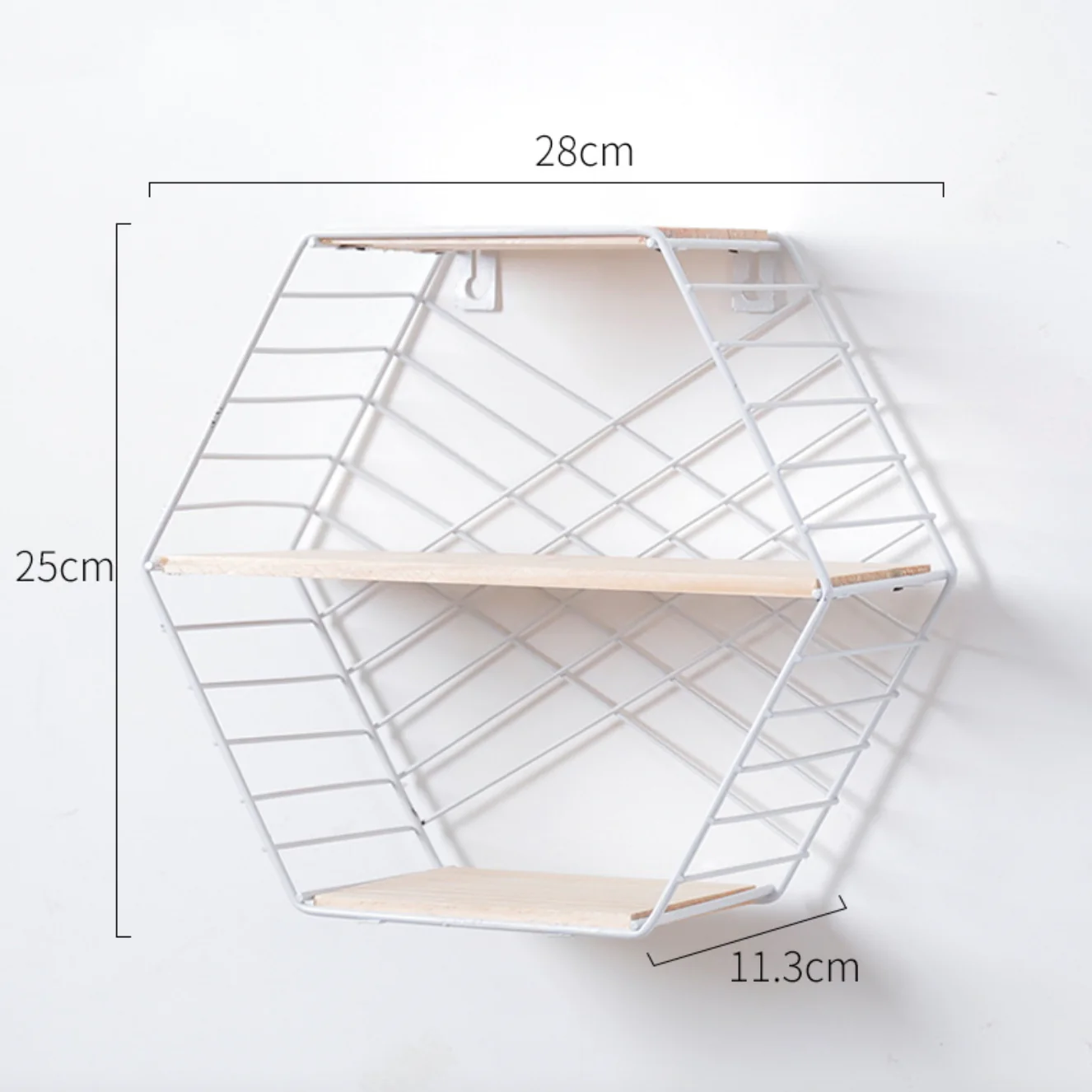 Hexagon Shelf For Wall - Image 3