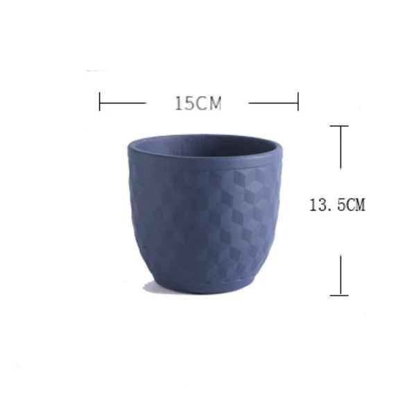 Hexagon Textured Planter Pot - Image 9