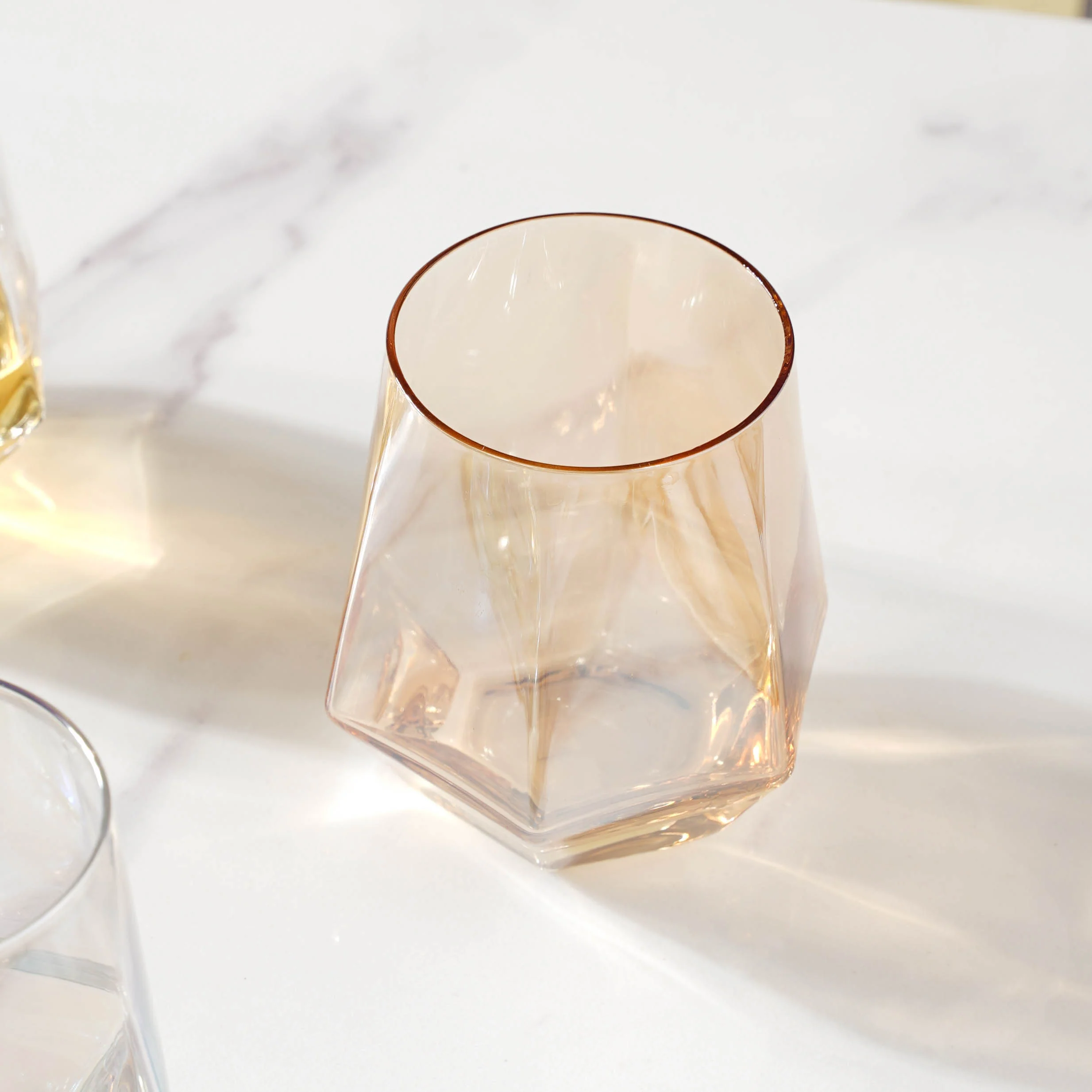 Hexagon Tumbler Glass Set of 2 - Image 24
