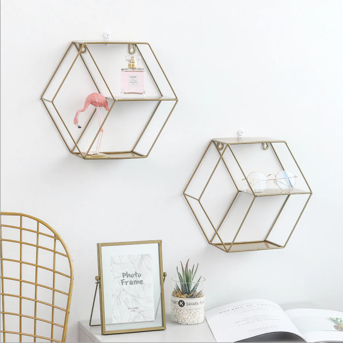 Hexagon Wall Shelf - Image 2